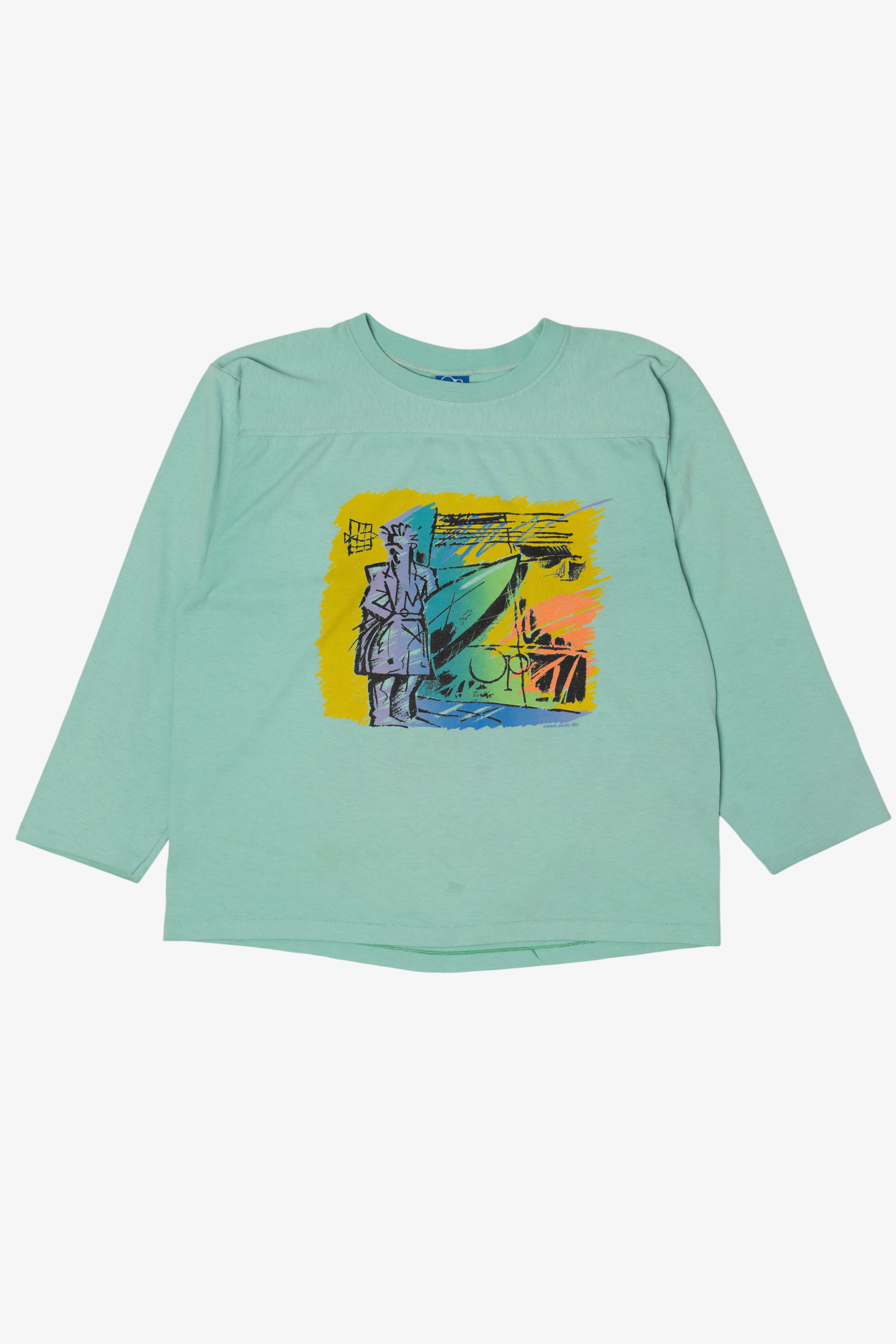 Vintage Ocean Pacific Long Sleeve T-Shirt (1980s) – Ragstock