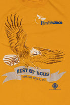 Vintage Yellow "Best Of SCHS" Shelbyville, TN Single Stitch T-Shirt (1990s)