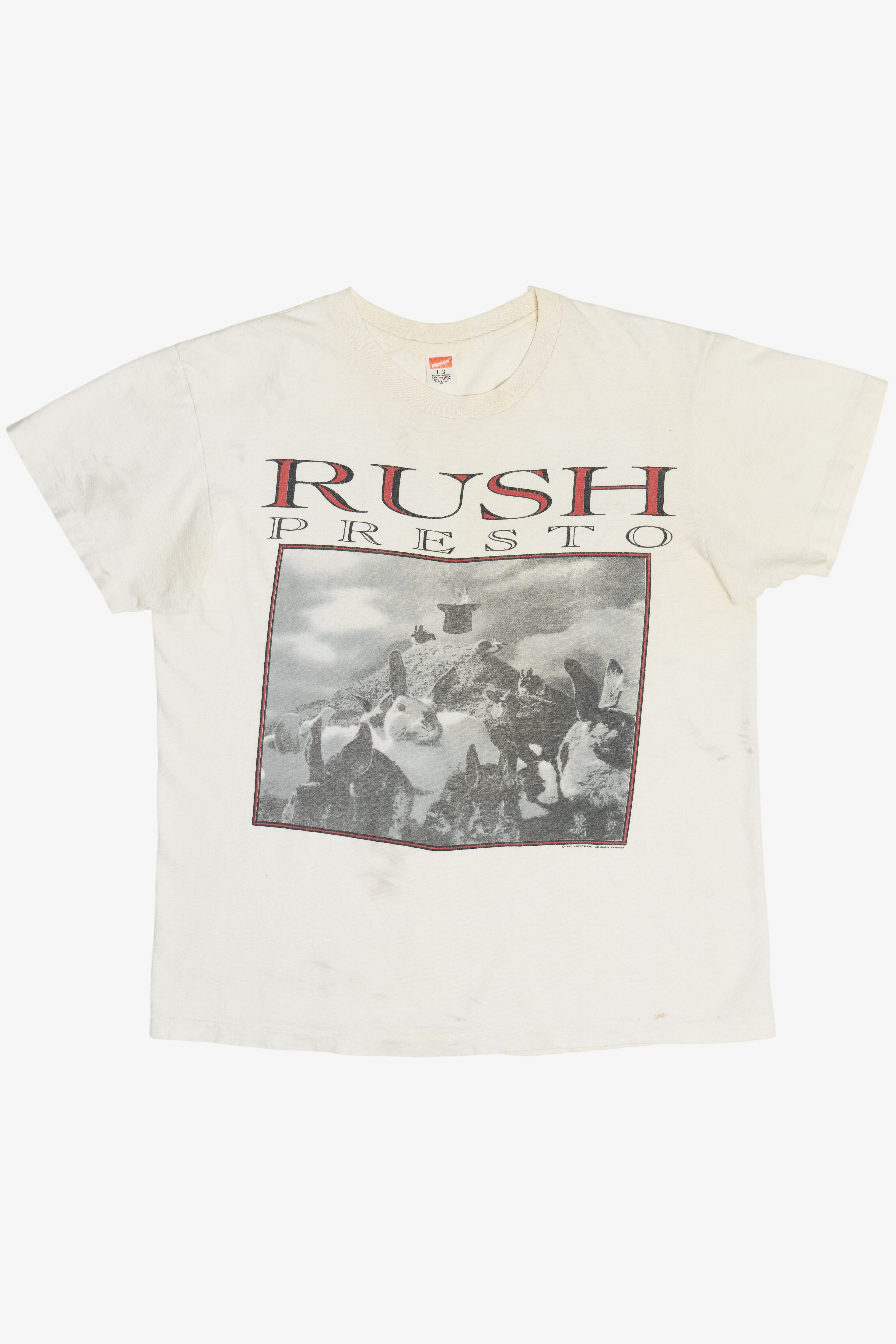 Vintage Rush "Presto" 1990 Tour T-Shirt (1990s)