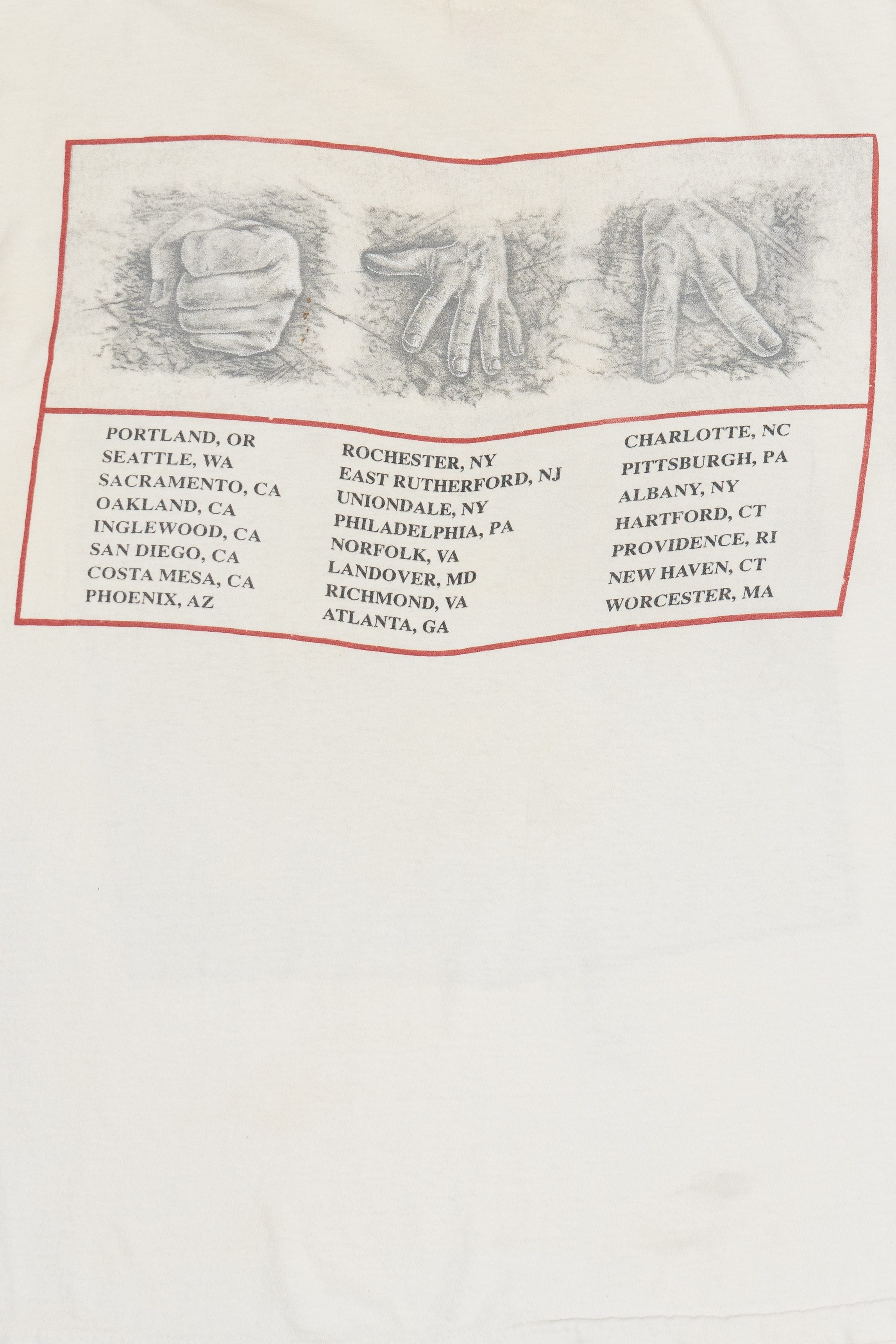 Vintage Rush "Presto" 1990 Tour T-Shirt (1990s)