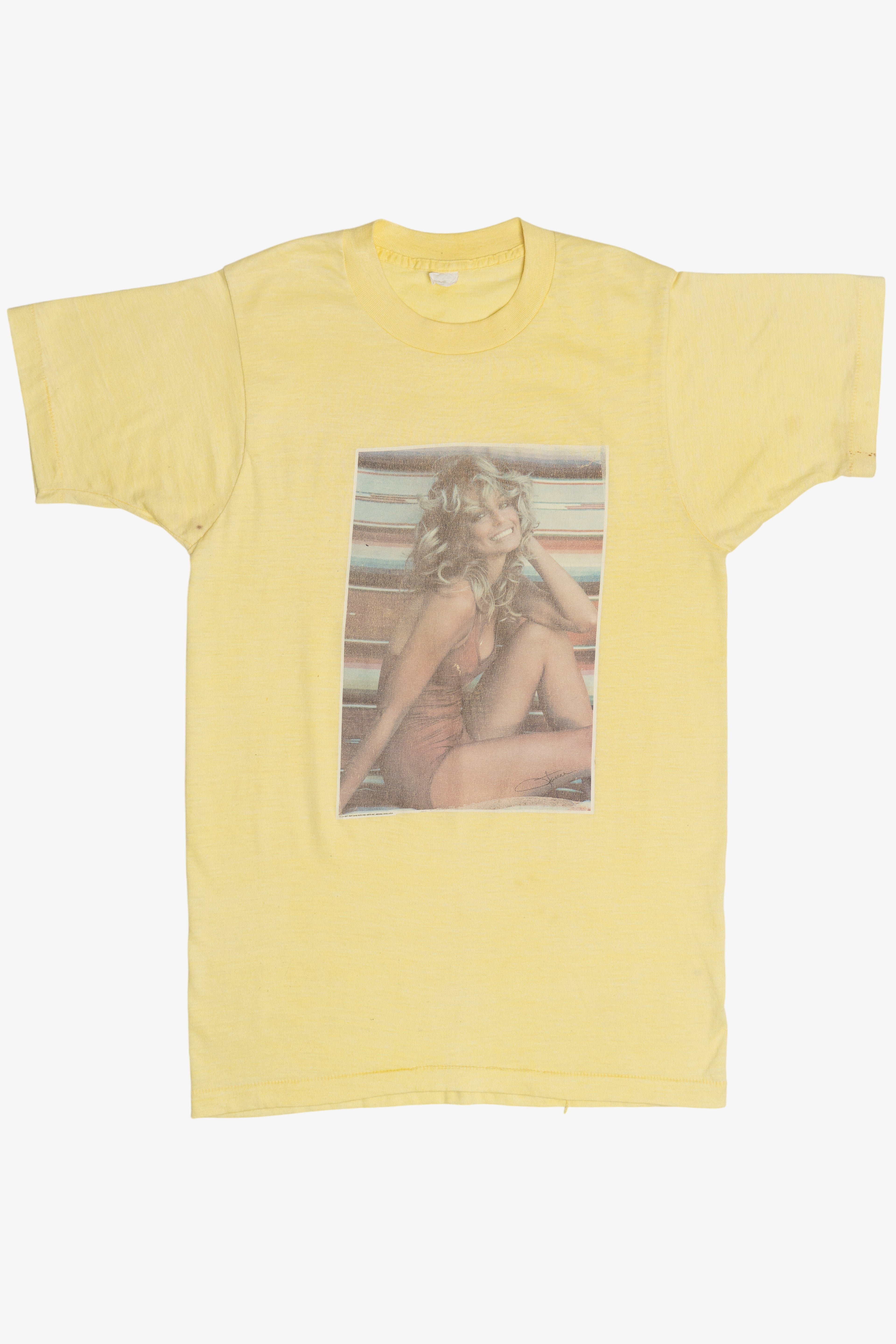 Vintage Farrah Fawcett Paper Thin T-Shirt (1970s)