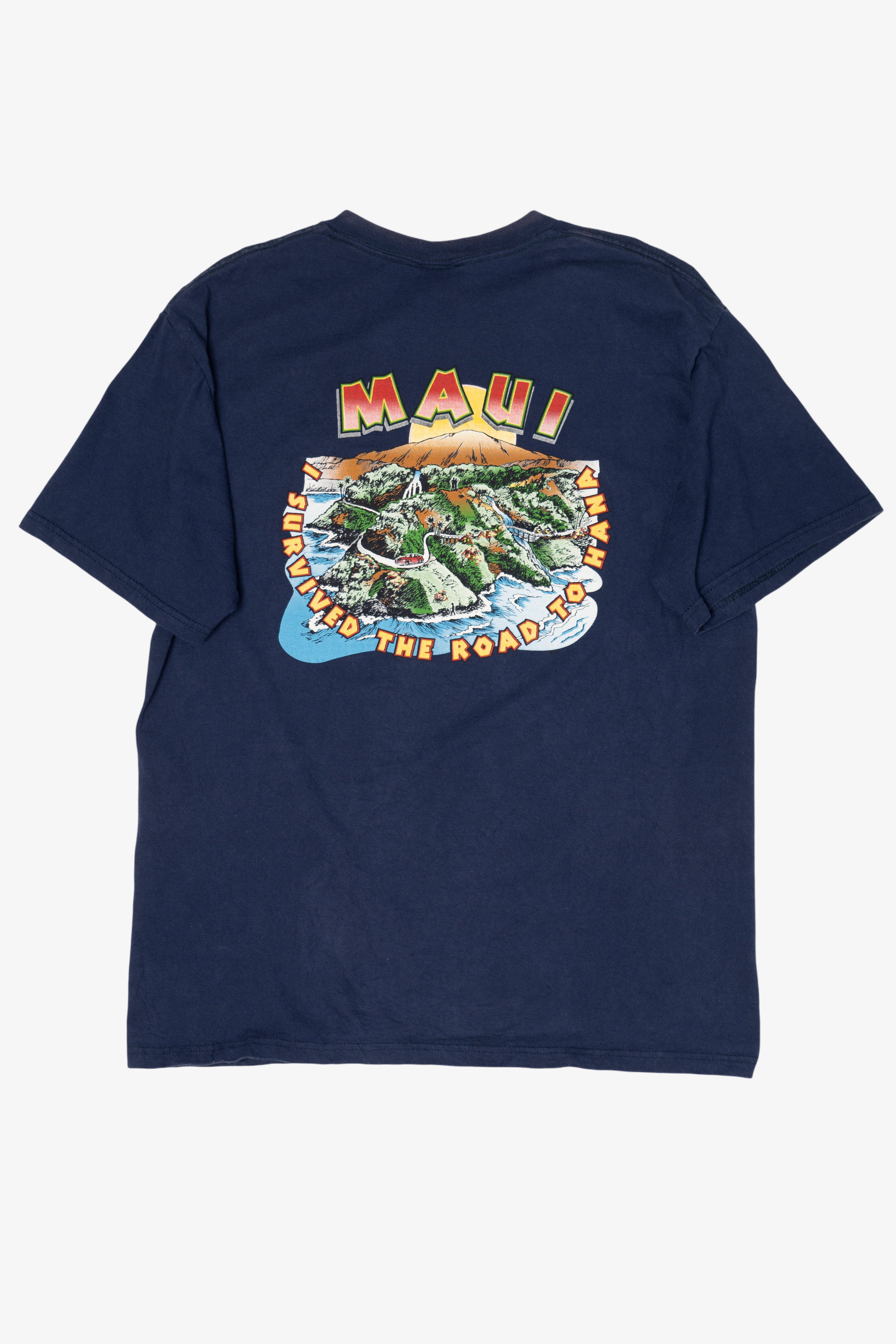 Vintage Maui "I Survived The Road To Hana" T-Shirt (2000s)