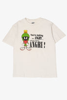 Vintage Marvin The Martian  "You're Making Me Angry" Classic Looney Tunes Single Stitch T-Shirt (1990s)