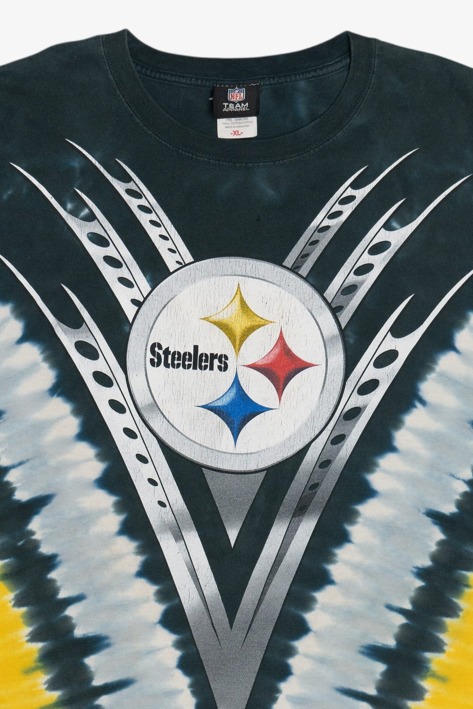 Vintage Pittsburgh Steelers NFL Team Apparel Tie Dye T-Shirt (2000s)