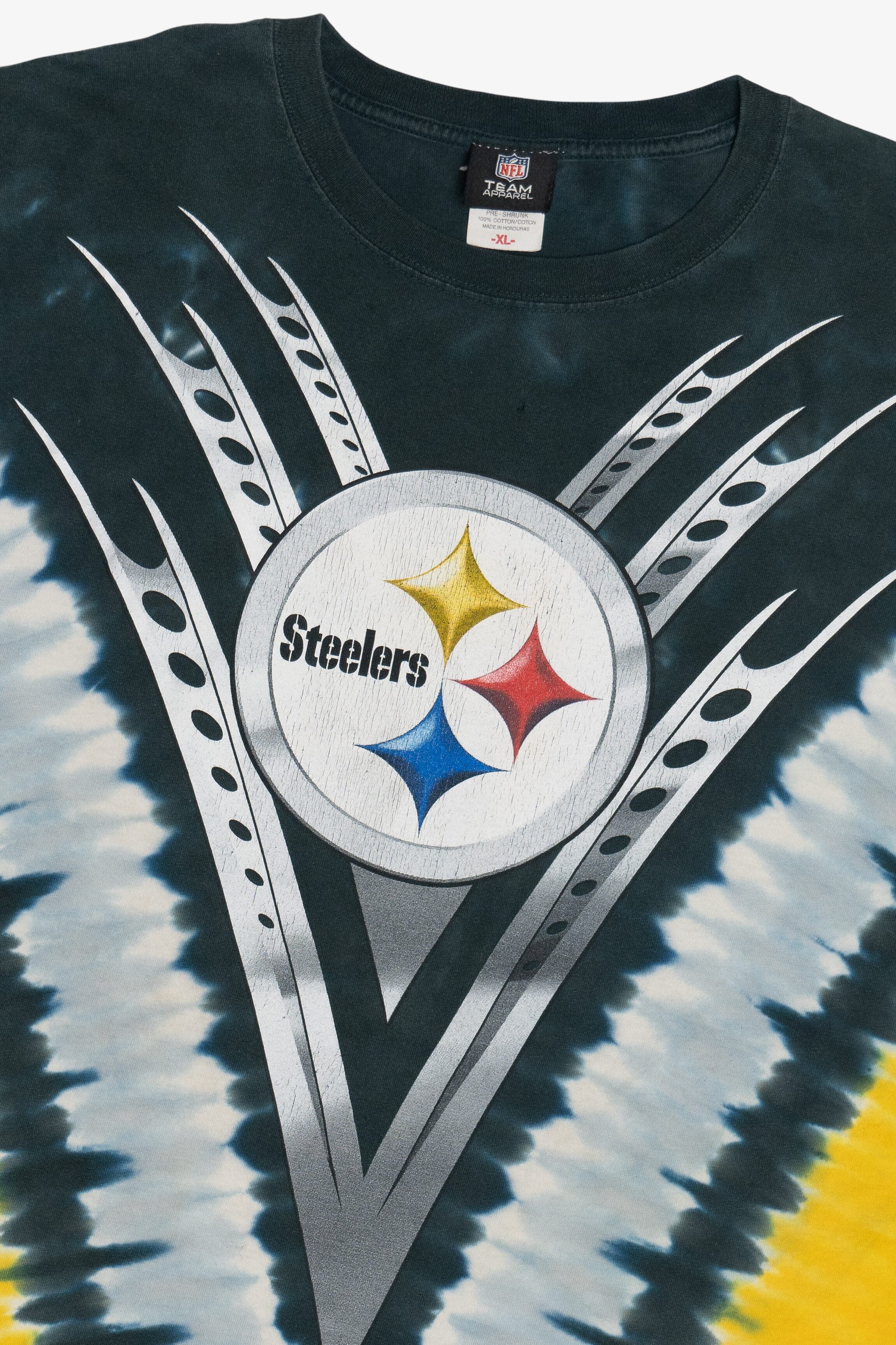 Vintage Pittsburgh Steelers NFL Team Apparel Tie Dye T-Shirt (2000s)