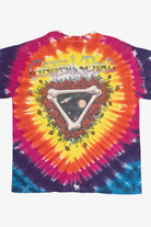 Vintage Grateful Dead "Space Your Face" Liquid Blue Long Sleeve Tie Dye T-Shirt (1990s)
