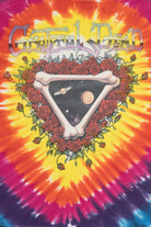 Vintage Grateful Dead "Space Your Face" Liquid Blue Long Sleeve Tie Dye T-Shirt (1990s)