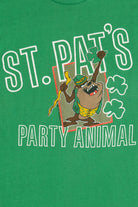 Vintage Taz "St. Pat's Party Animal" Looney Tunes Single Stitch T-Shirt (1990s)