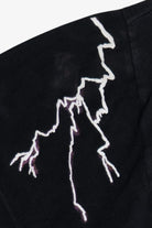 Vintage "Leader Of The Pack" American Thunder All Over Lightning Print Motorcycle T-Shirt (1990s)