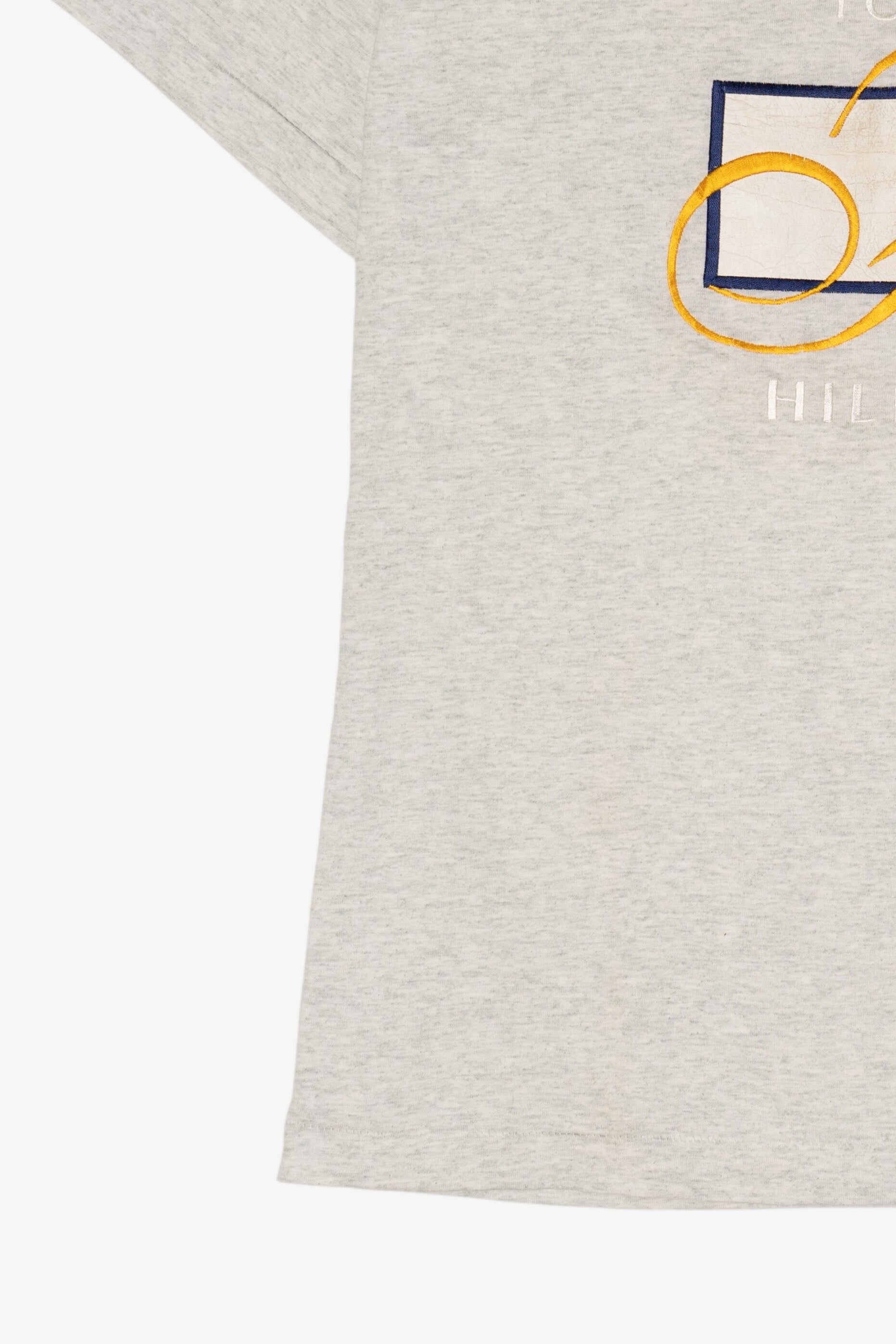 Vintage Gray Tommy Hilfiger Single Stitch T-Shirt (1990s)