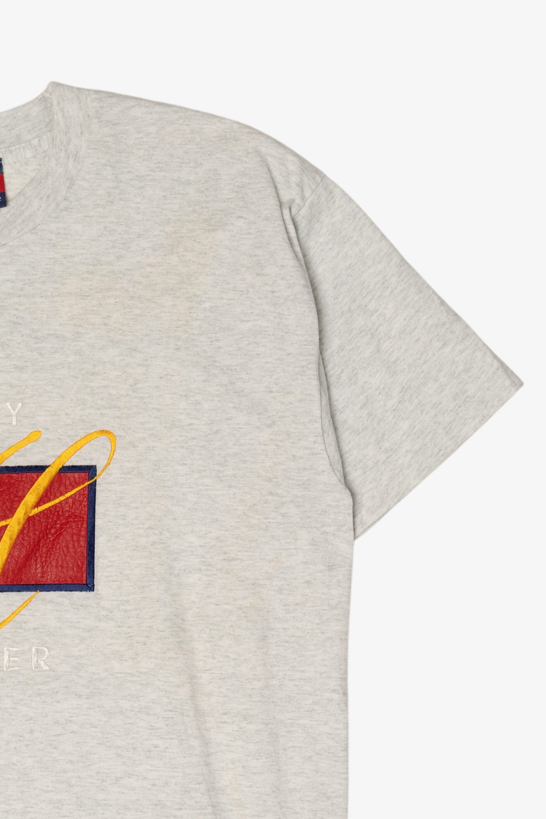 Vintage Gray Tommy Hilfiger Single Stitch T-Shirt (1990s)