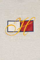 Vintage Gray Tommy Hilfiger Single Stitch T-Shirt (1990s)