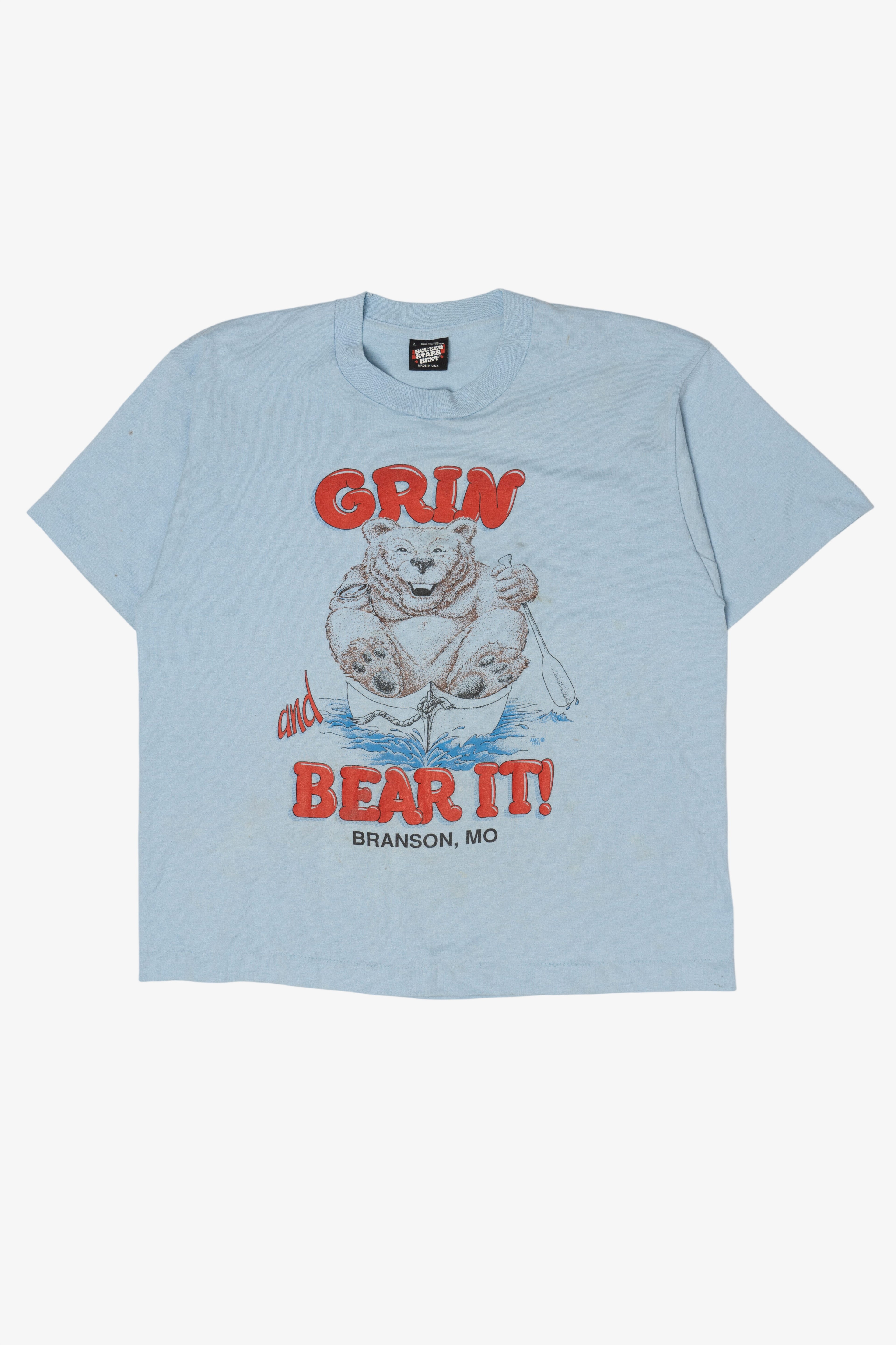 Vintage "Grin And Bear It" Branson, MO Single Stitch T-Shirt (1990s)