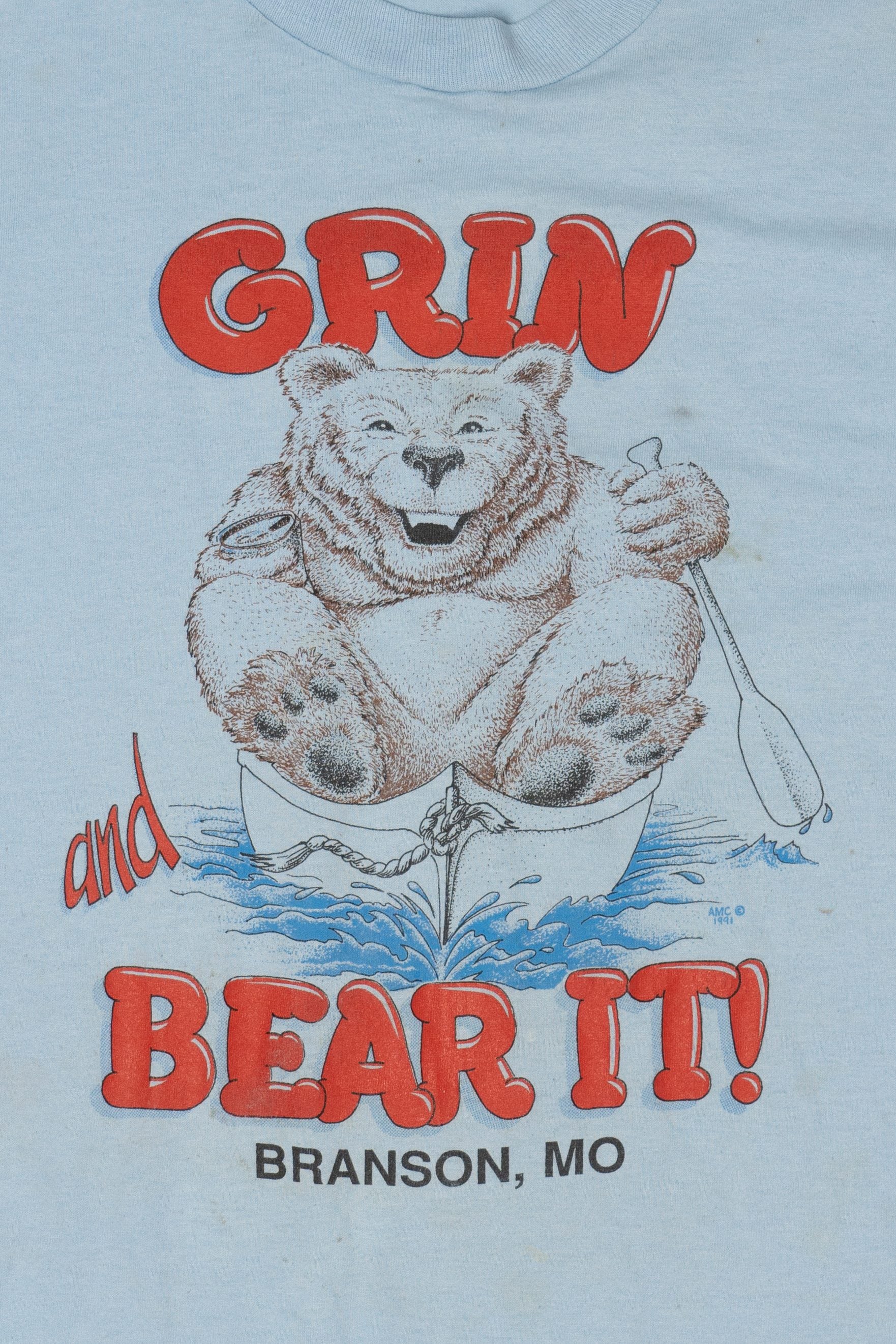 Vintage "Grin And Bear It" Branson, MO Single Stitch T-Shirt (1990s)