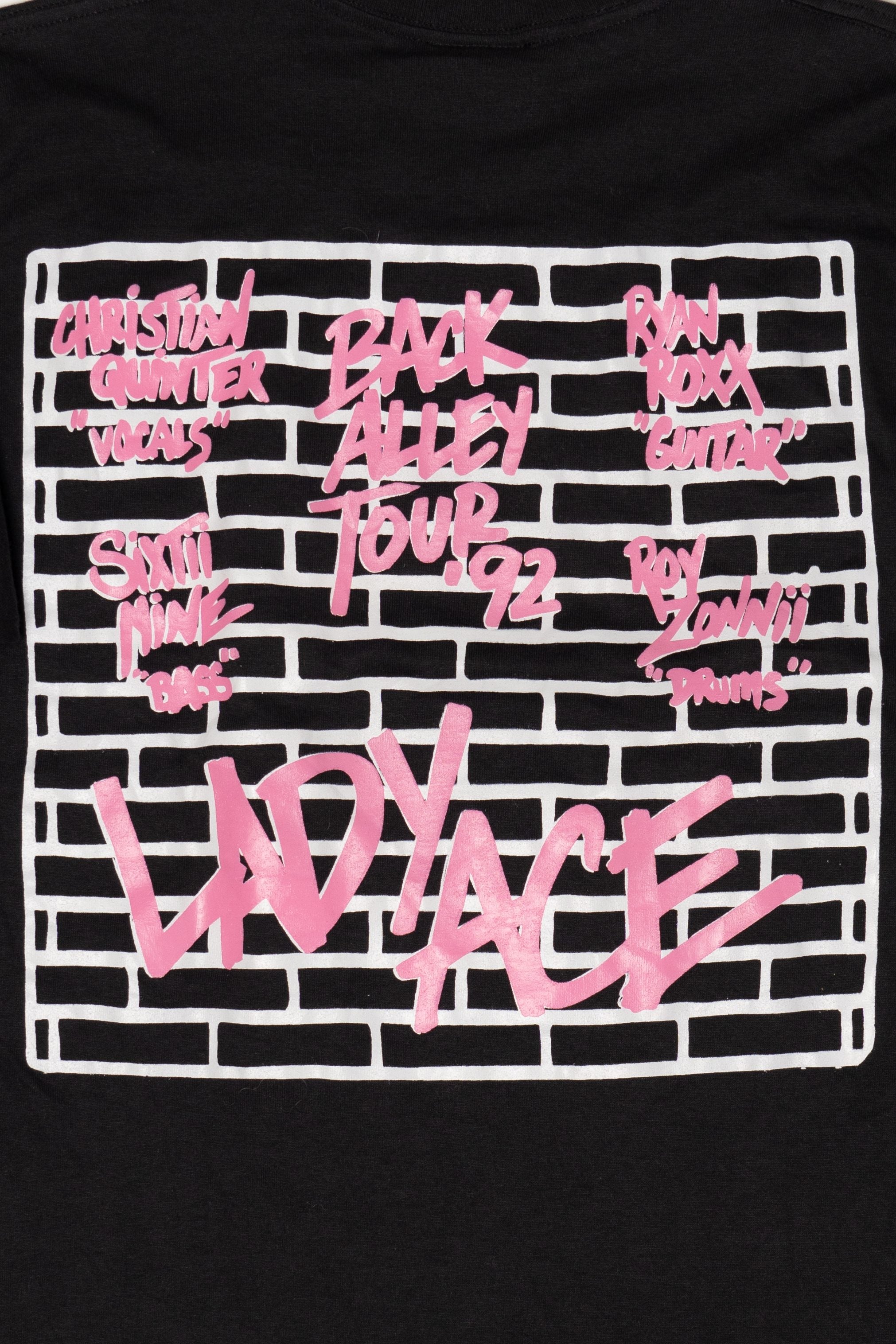 Vintage Lady Ace Back Alley Bash Single Stitch T-Shirt (1990s)