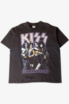Vintage Distressed KISS 25th Anniversary T-Shirt (1990s)
