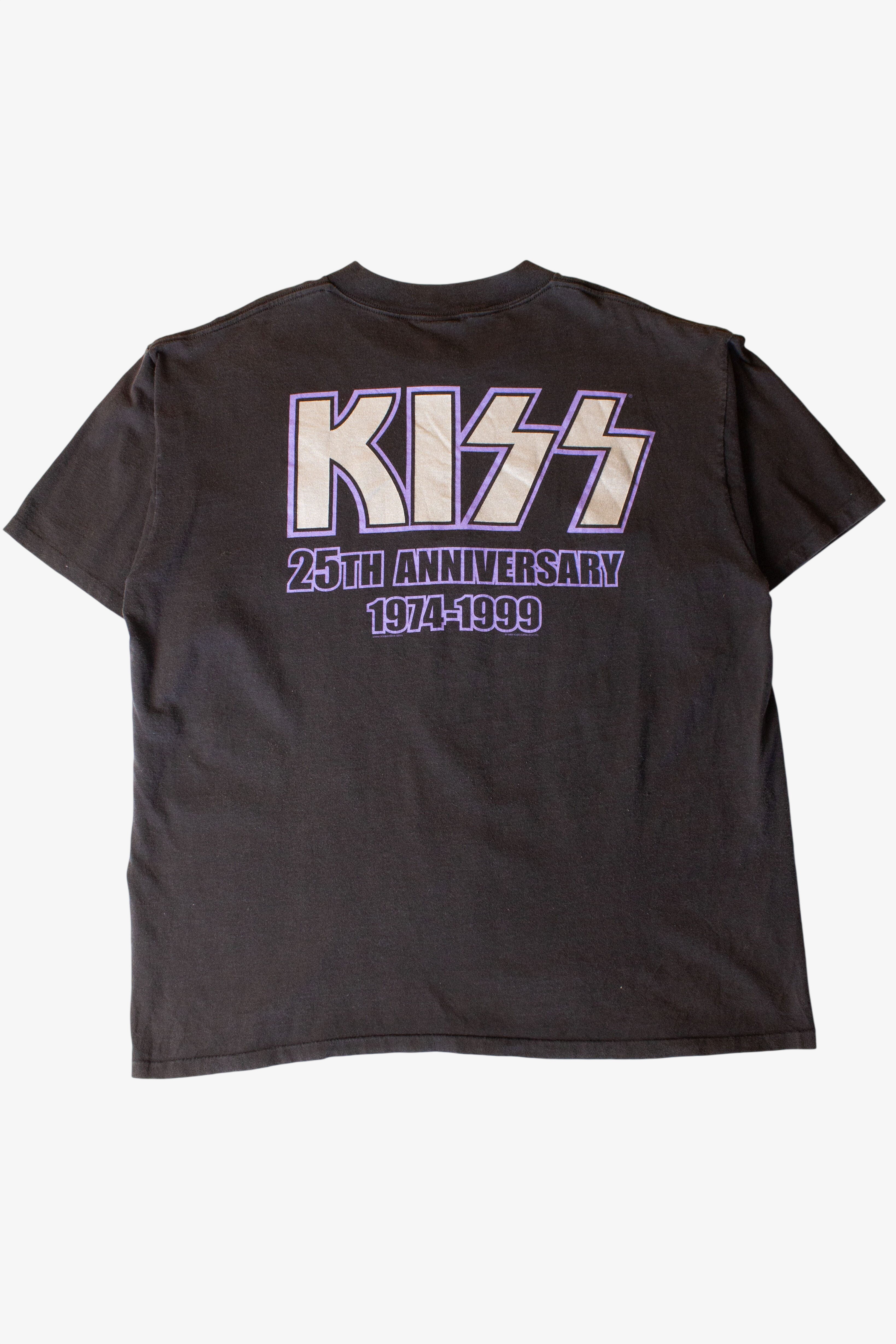 Vintage Distressed KISS 25th Anniversary T-Shirt (1990s) – Ragstock