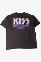 Vintage Distressed KISS 25th Anniversary T-Shirt (1990s)