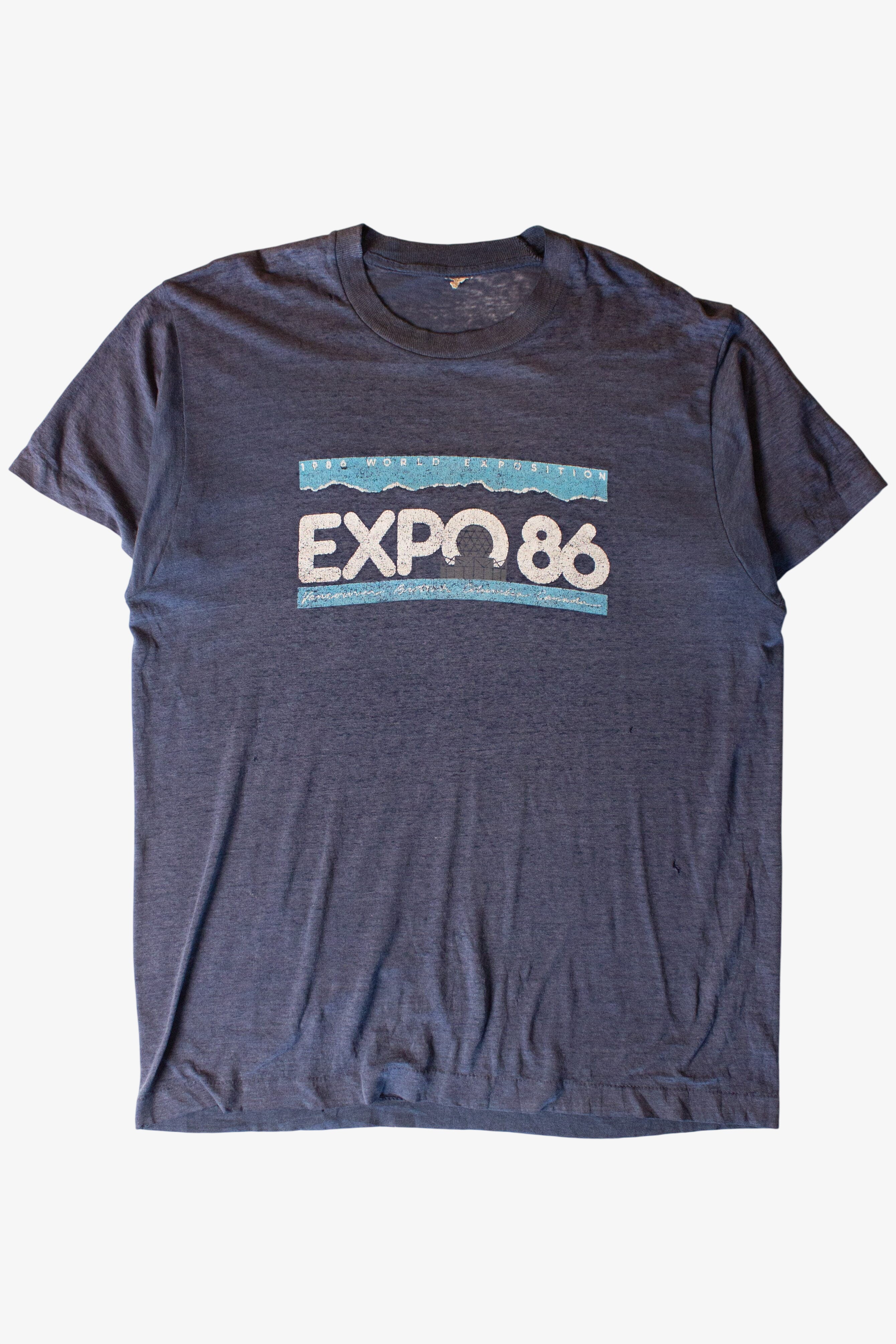 Vintage Expo 86 Paper Thin T-Shirt (1980s)