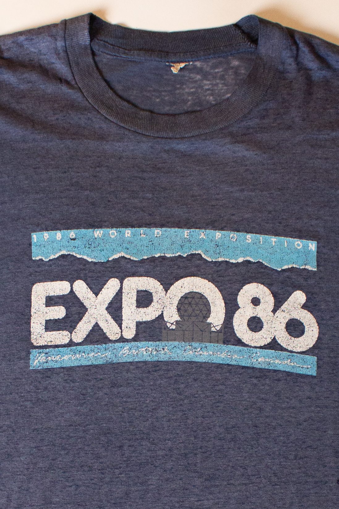Vintage Expo 86 Paper Thin T-Shirt (1980s)
