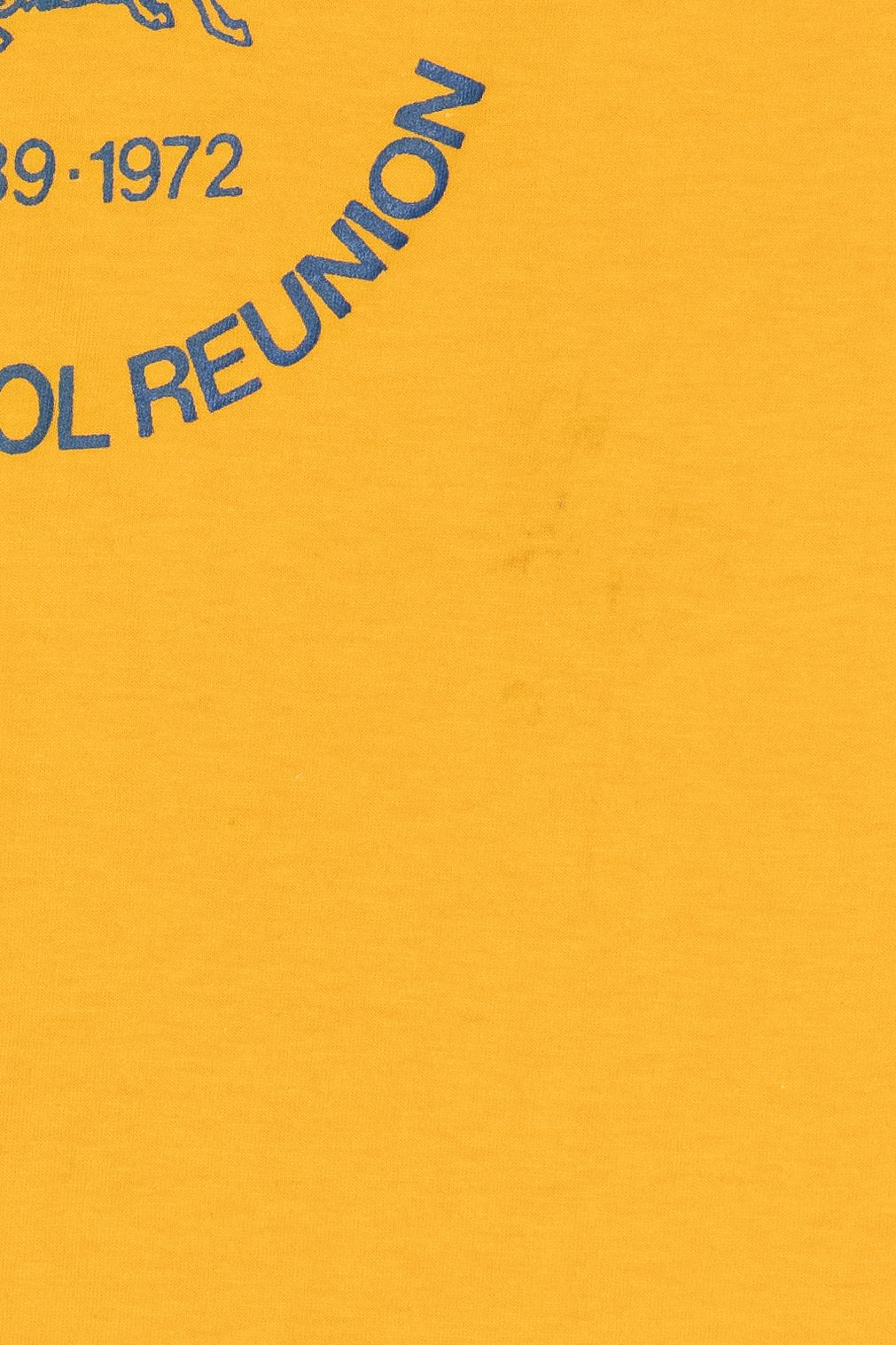 Vintage 1939-1972 Leeds High School Reunion Single Stitch T-Shirt (1980s)