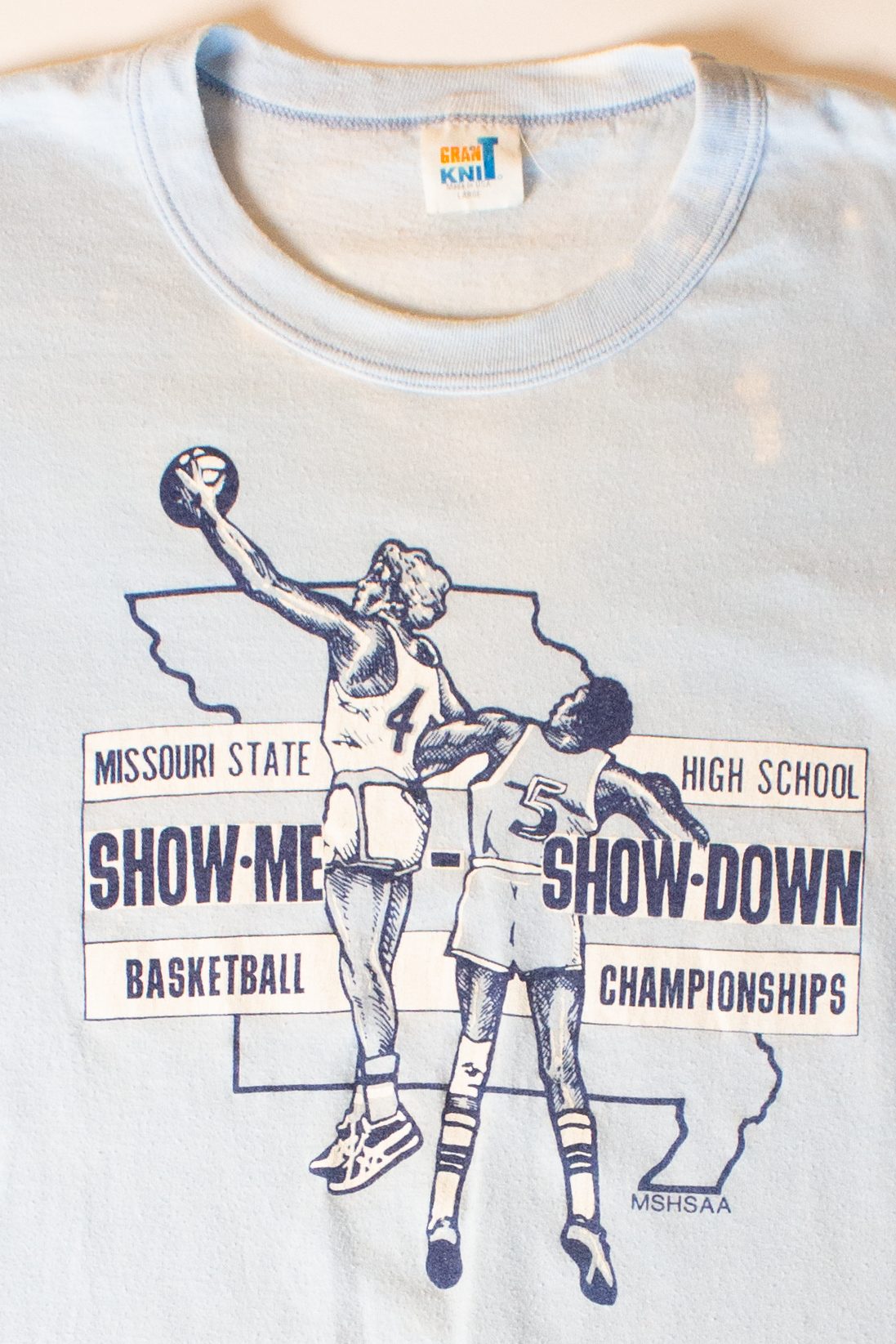 Vintage Distressed Show-Me Show-Down T-Shirt (1980s)