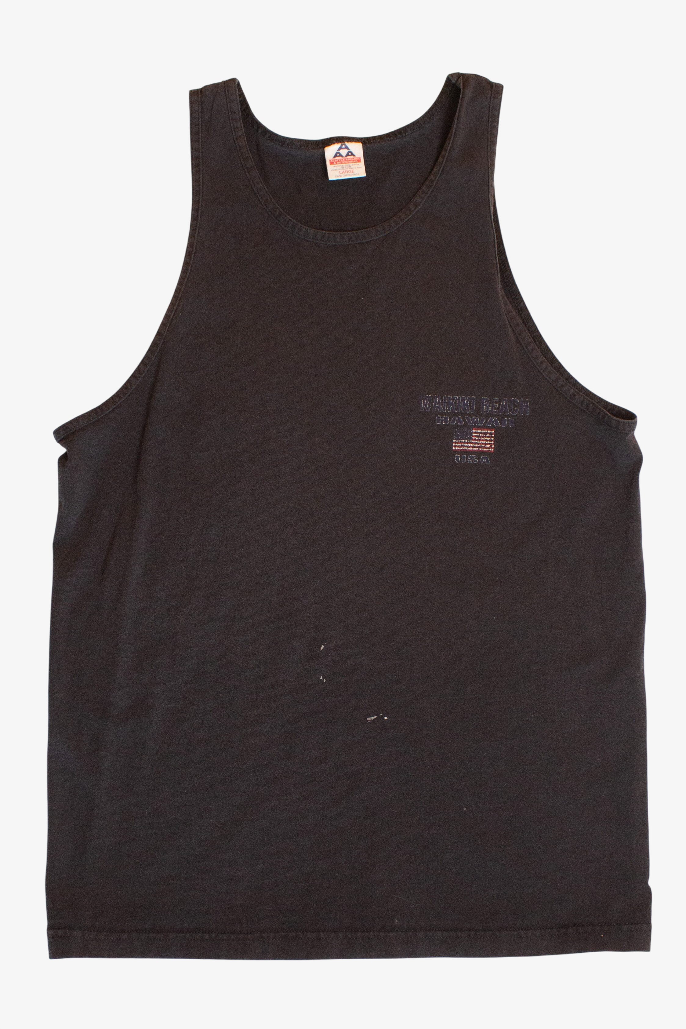 Vintage Waikiki Beach Pinup Tank Top (1990s)