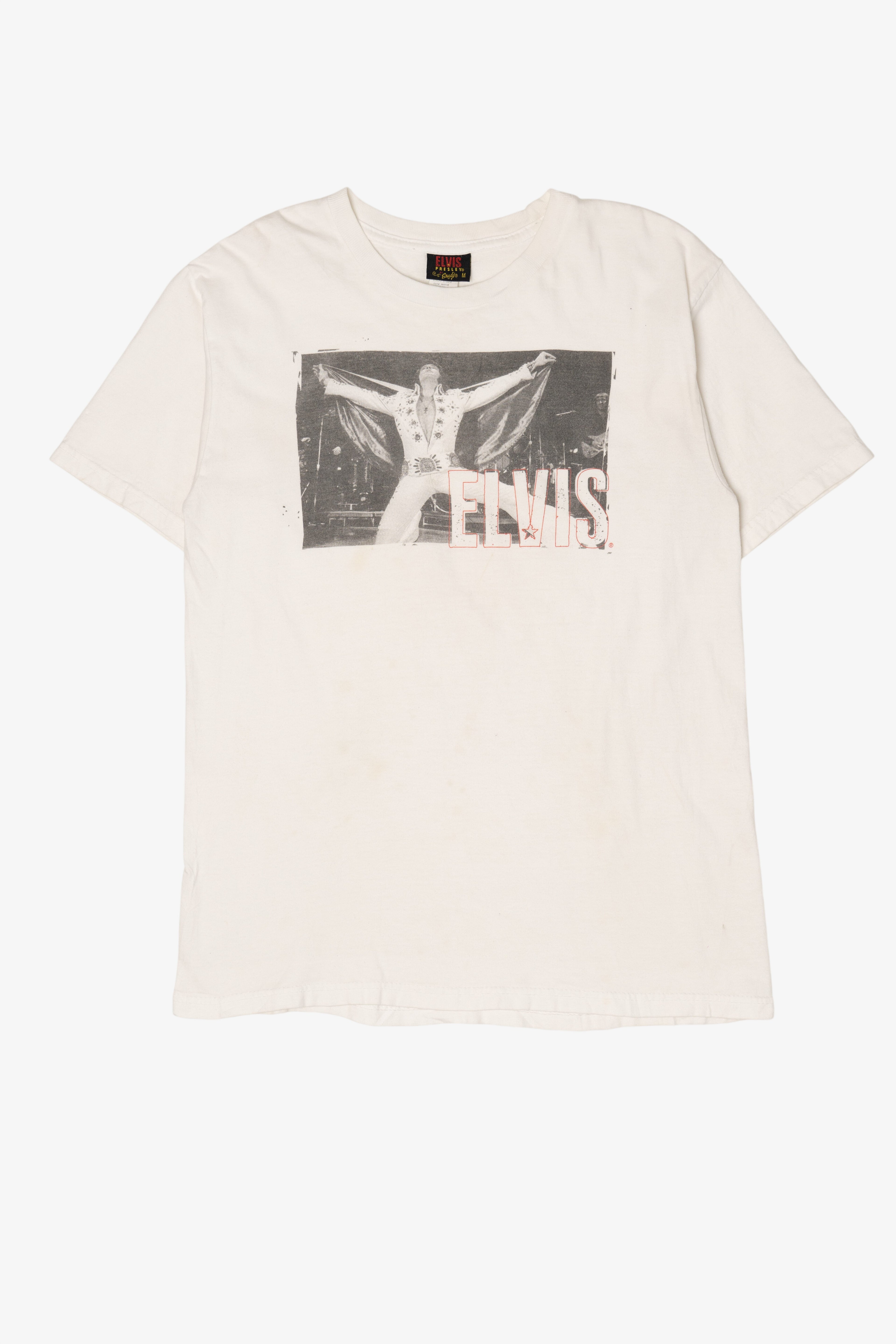 White Elvis Presley T-Shirt
