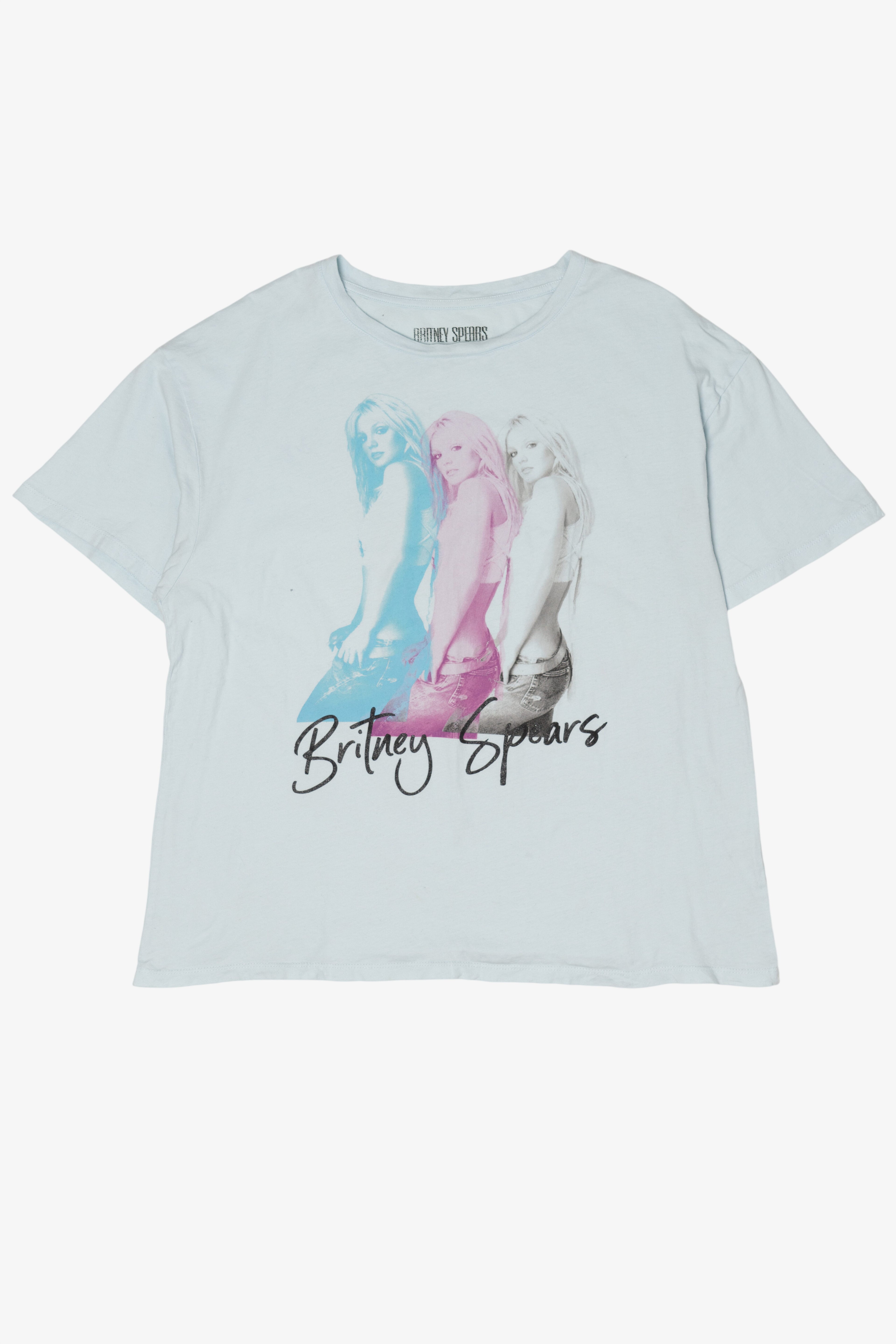 Light Blue Britney Spears T-Shirt (2010s)