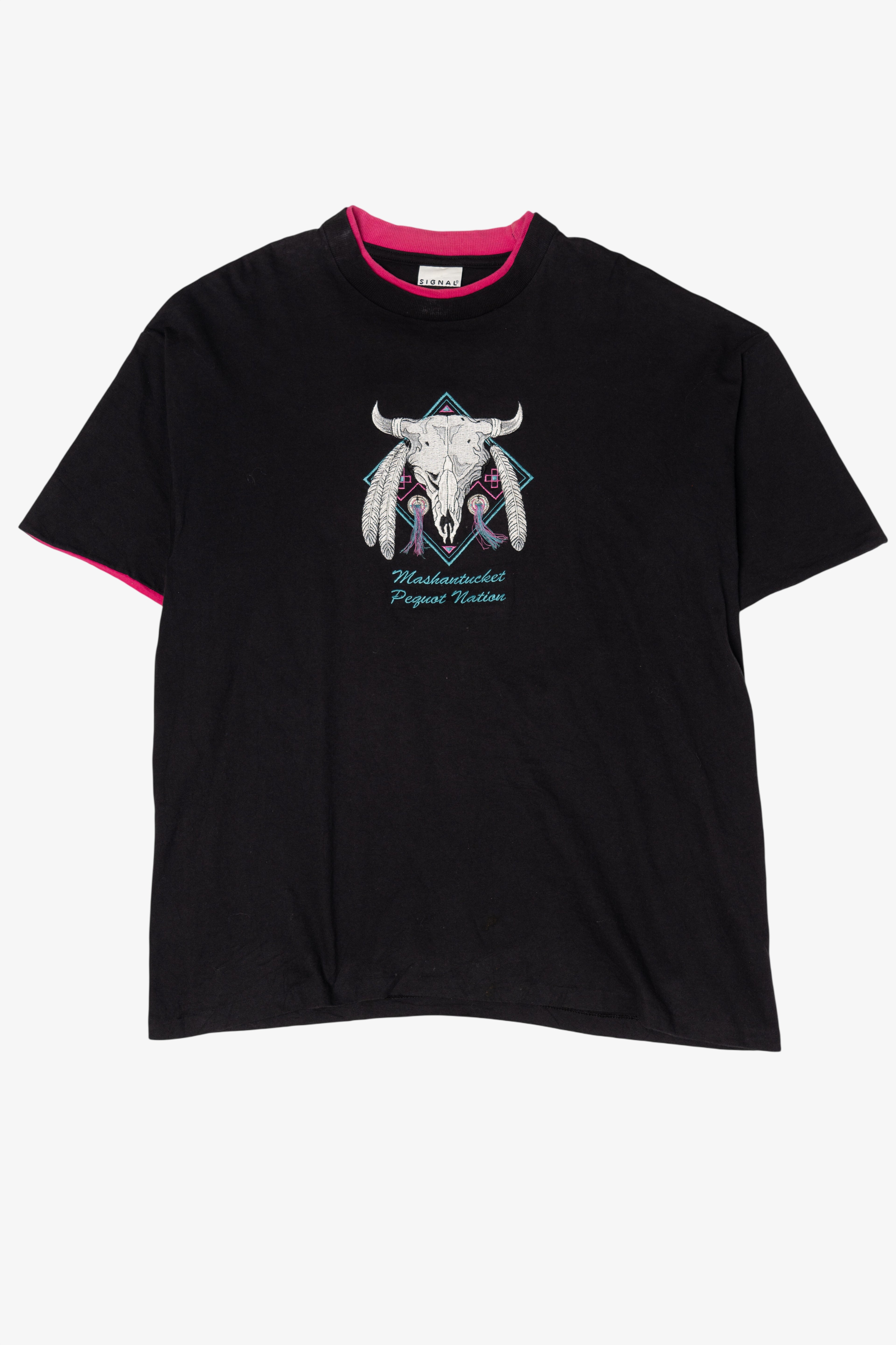 Vintage Mashantucket Pequot Nation T-Shirt (1990s)