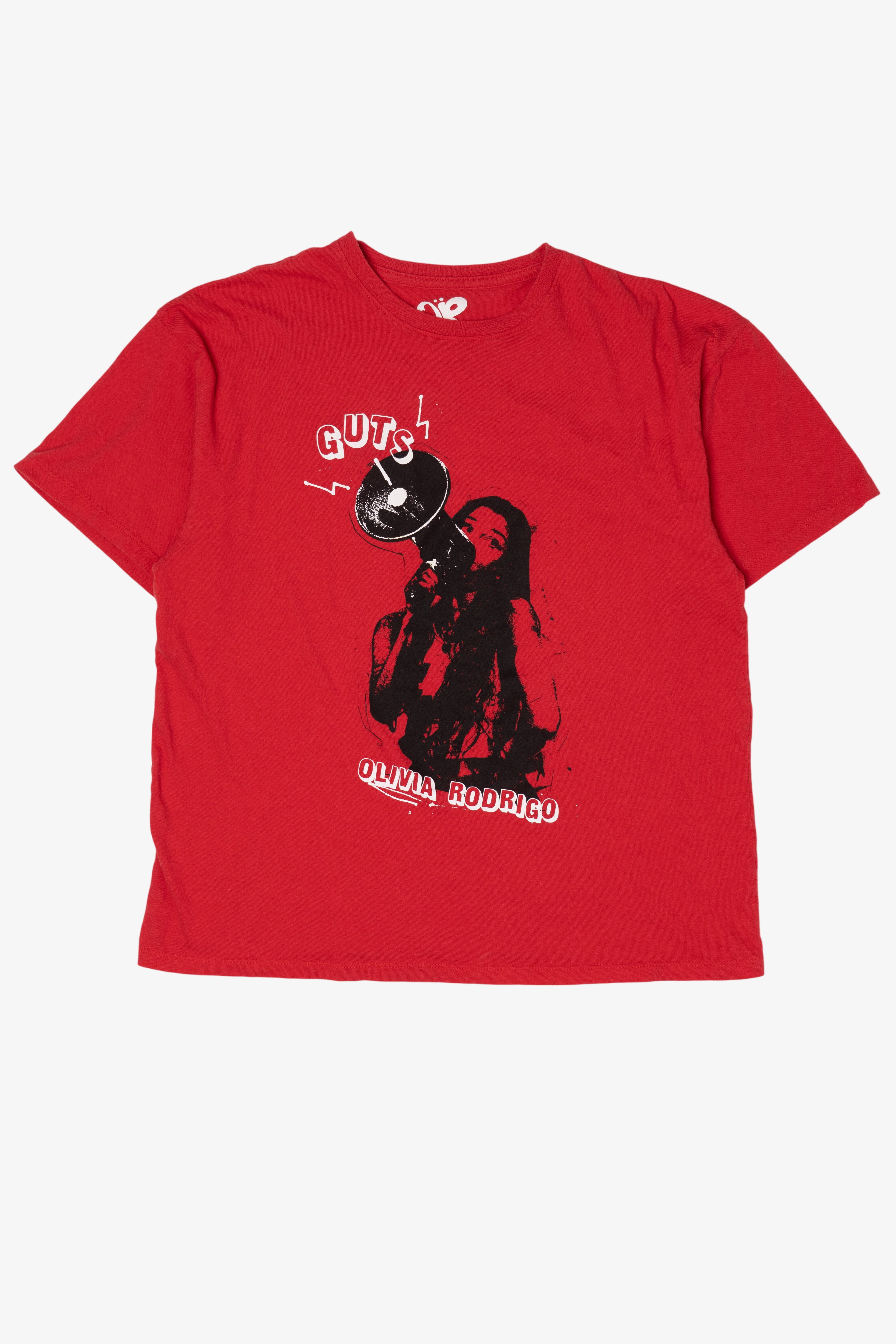 Red "Guts" Olivia Rodrigo T-Shirt (2020s)