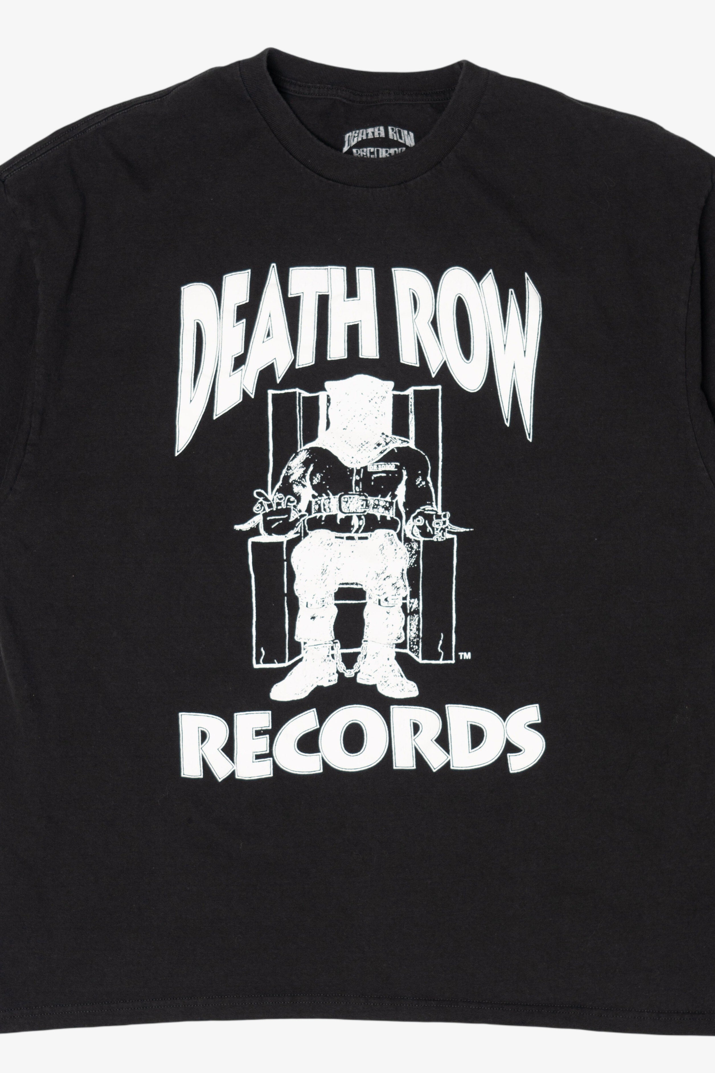 Black Death Row Record T-Shirt (2020s)