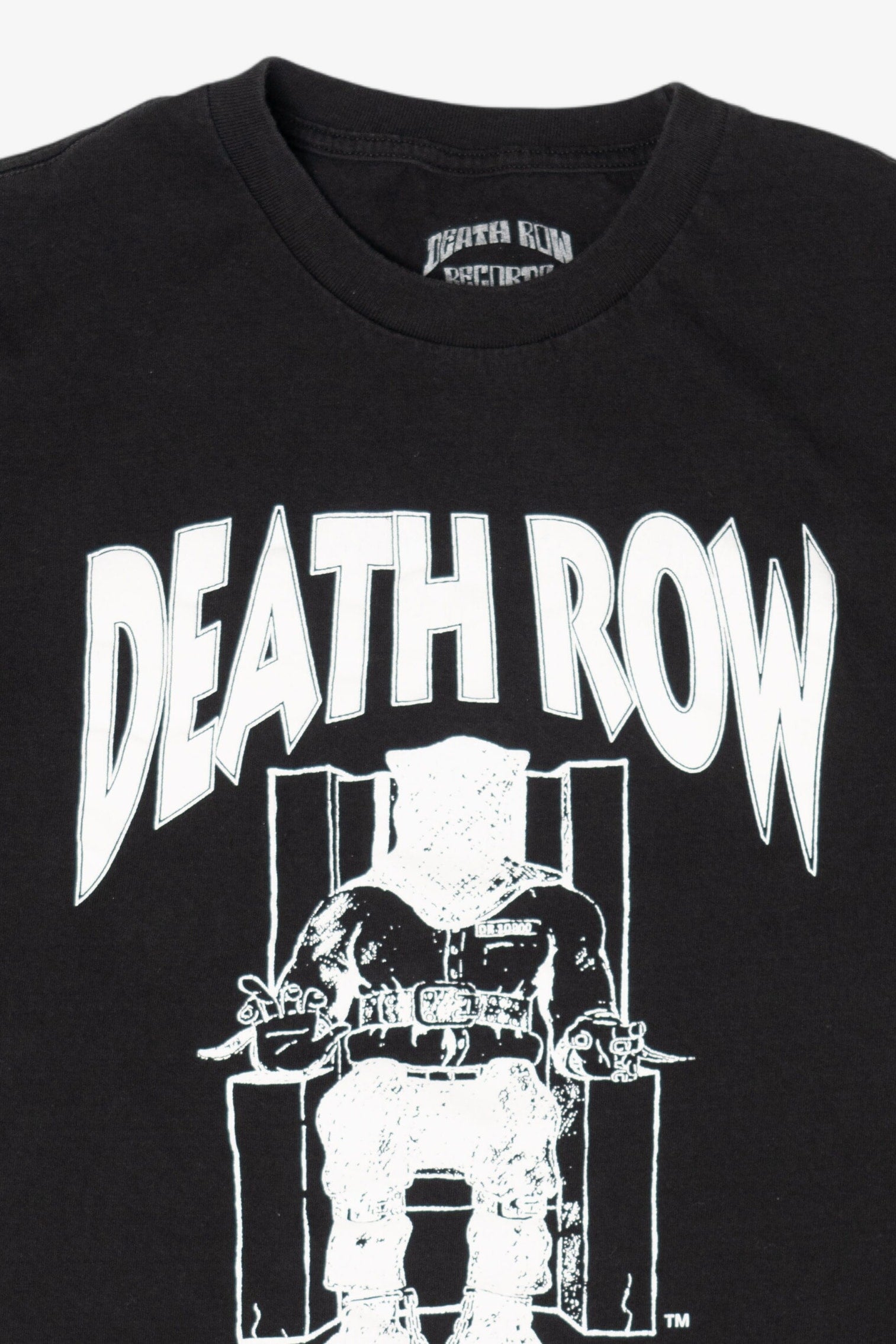 Black Death Row Record T-Shirt (2020s)