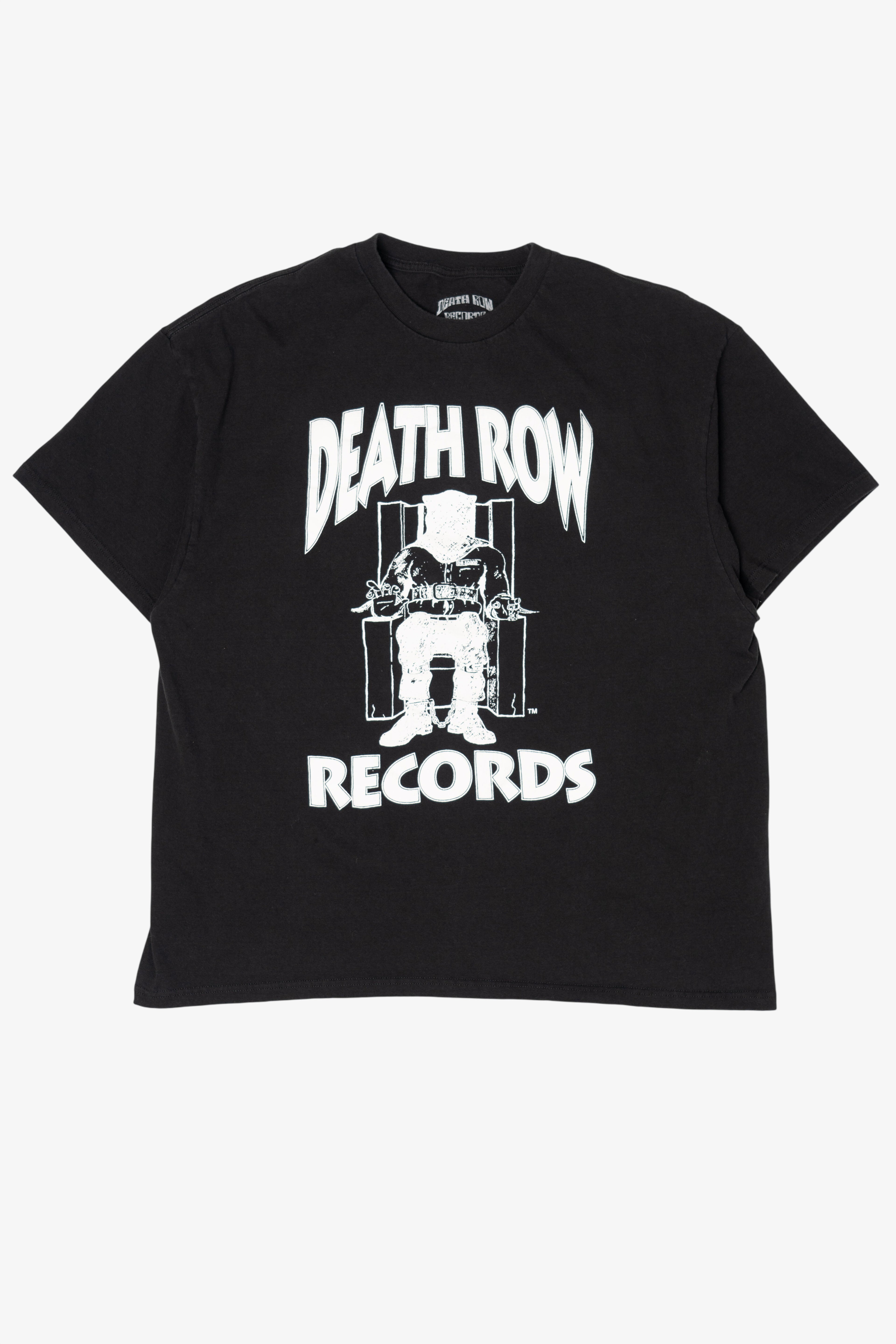 Black Death Row Record T-Shirt (2020s)