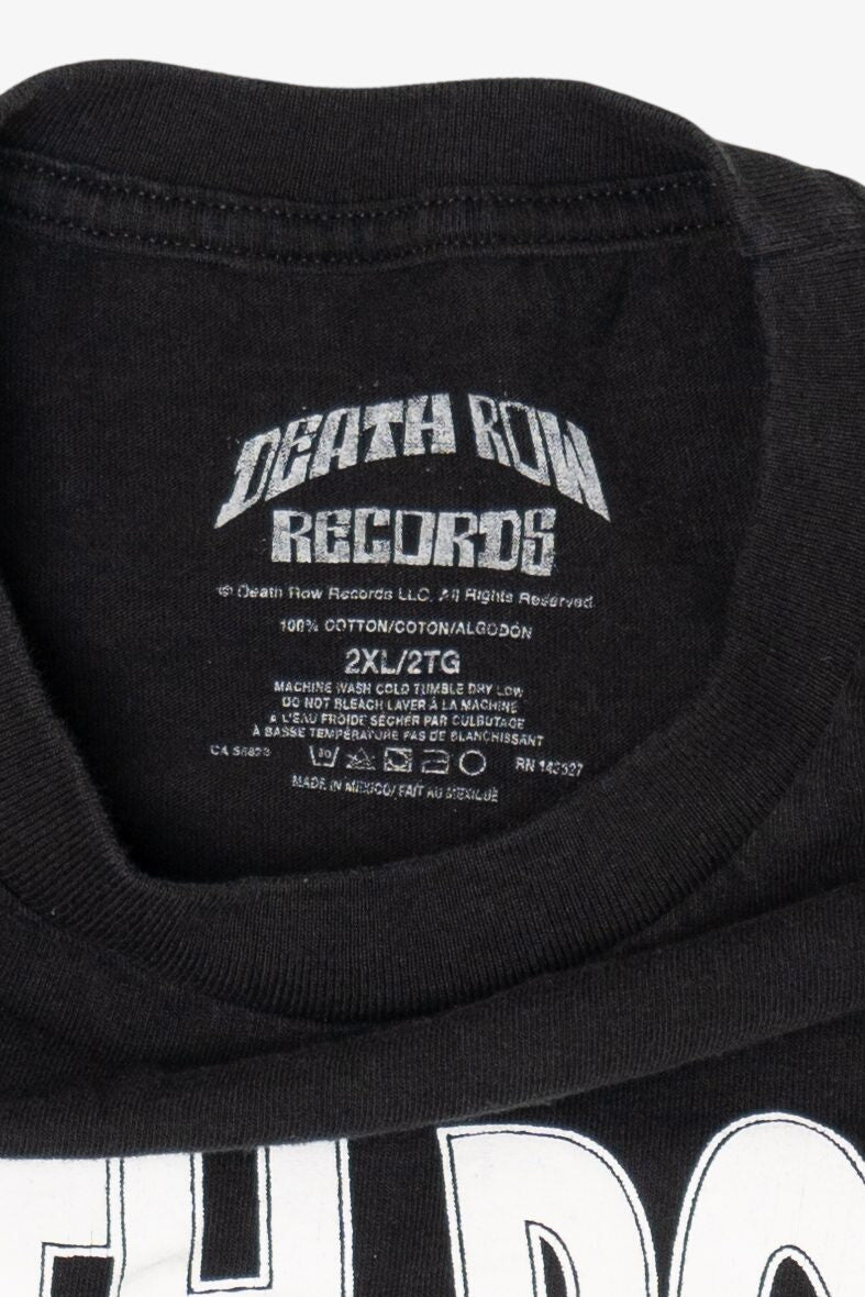 Black Death Row Record T-Shirt (2020s)