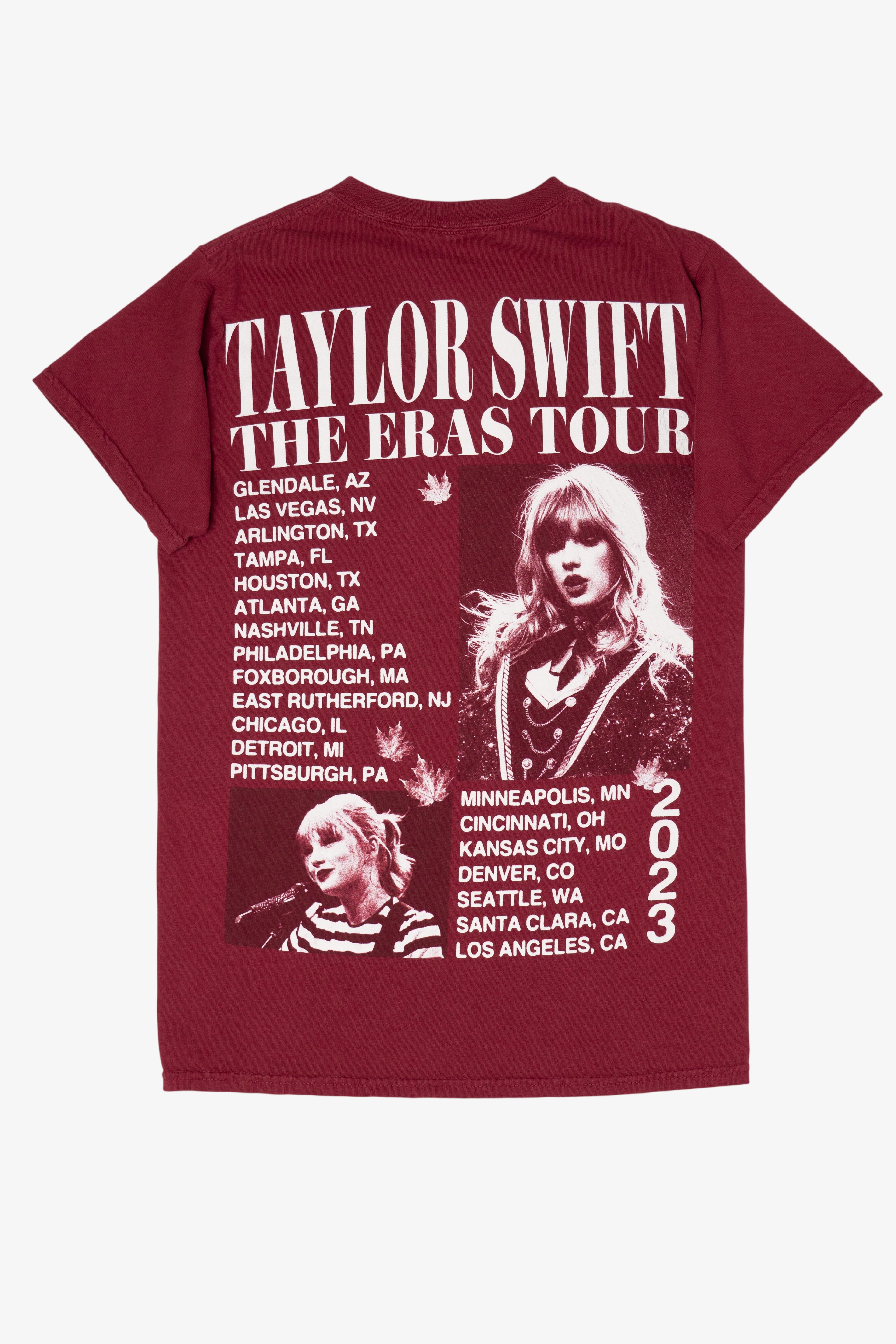 Red Taylor Swift The Eras Tour T-Shirt (2020s)