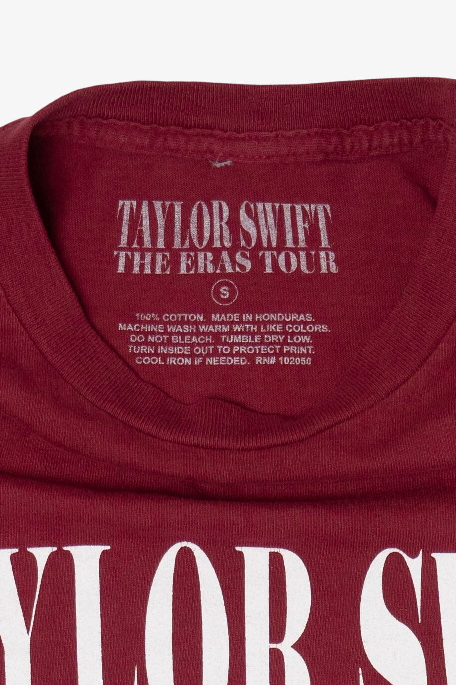 Red Taylor Swift The Eras Tour T-Shirt (2020s)
