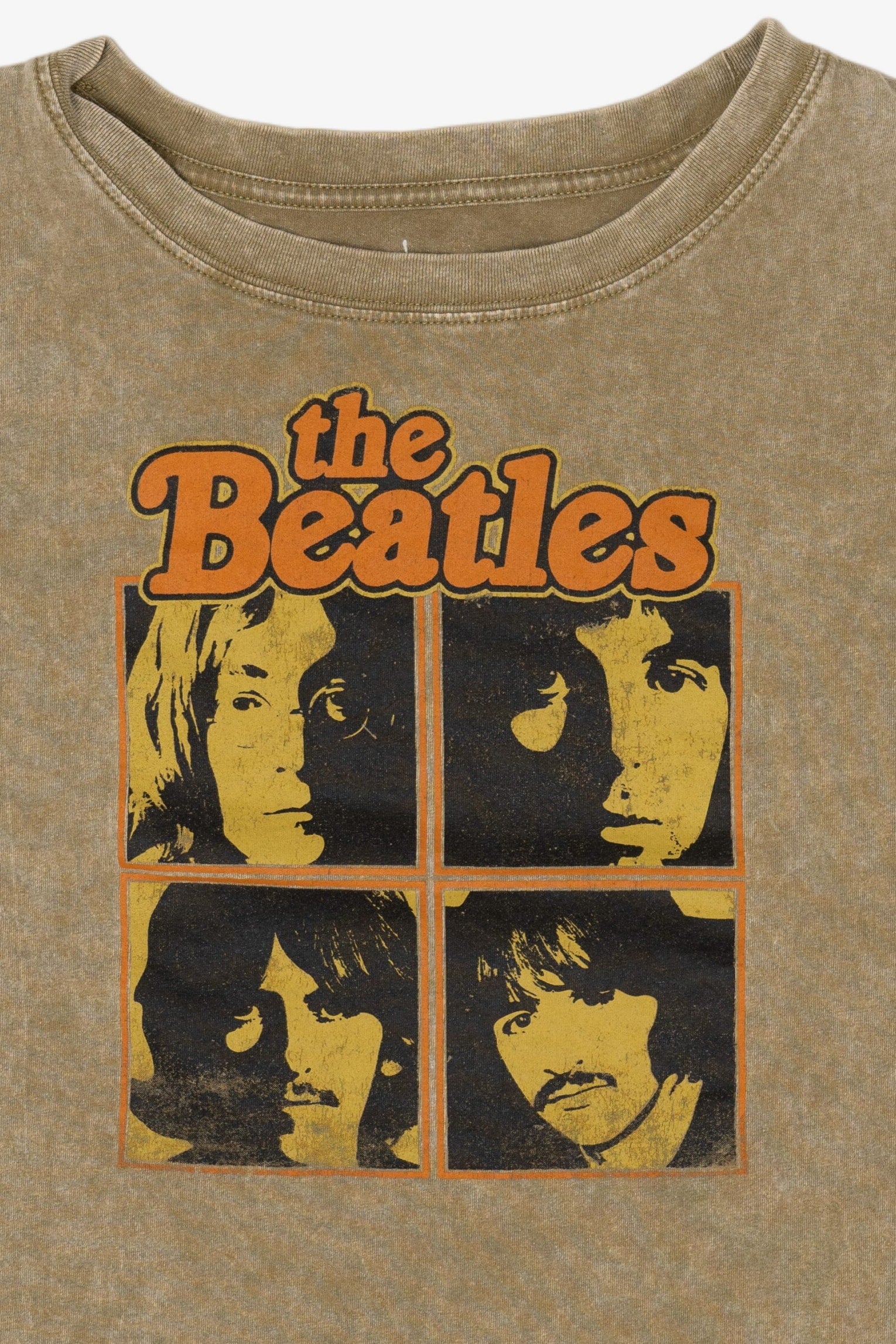 Light Brown The Beatles T-Shirt (2010s)
