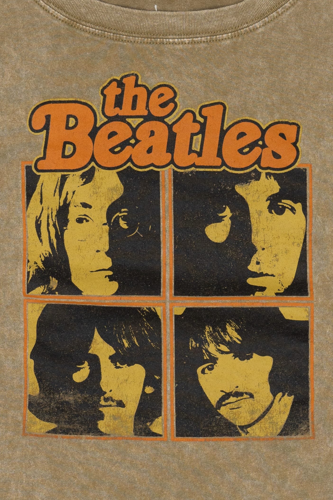 Light Brown The Beatles T-Shirt (2010s)