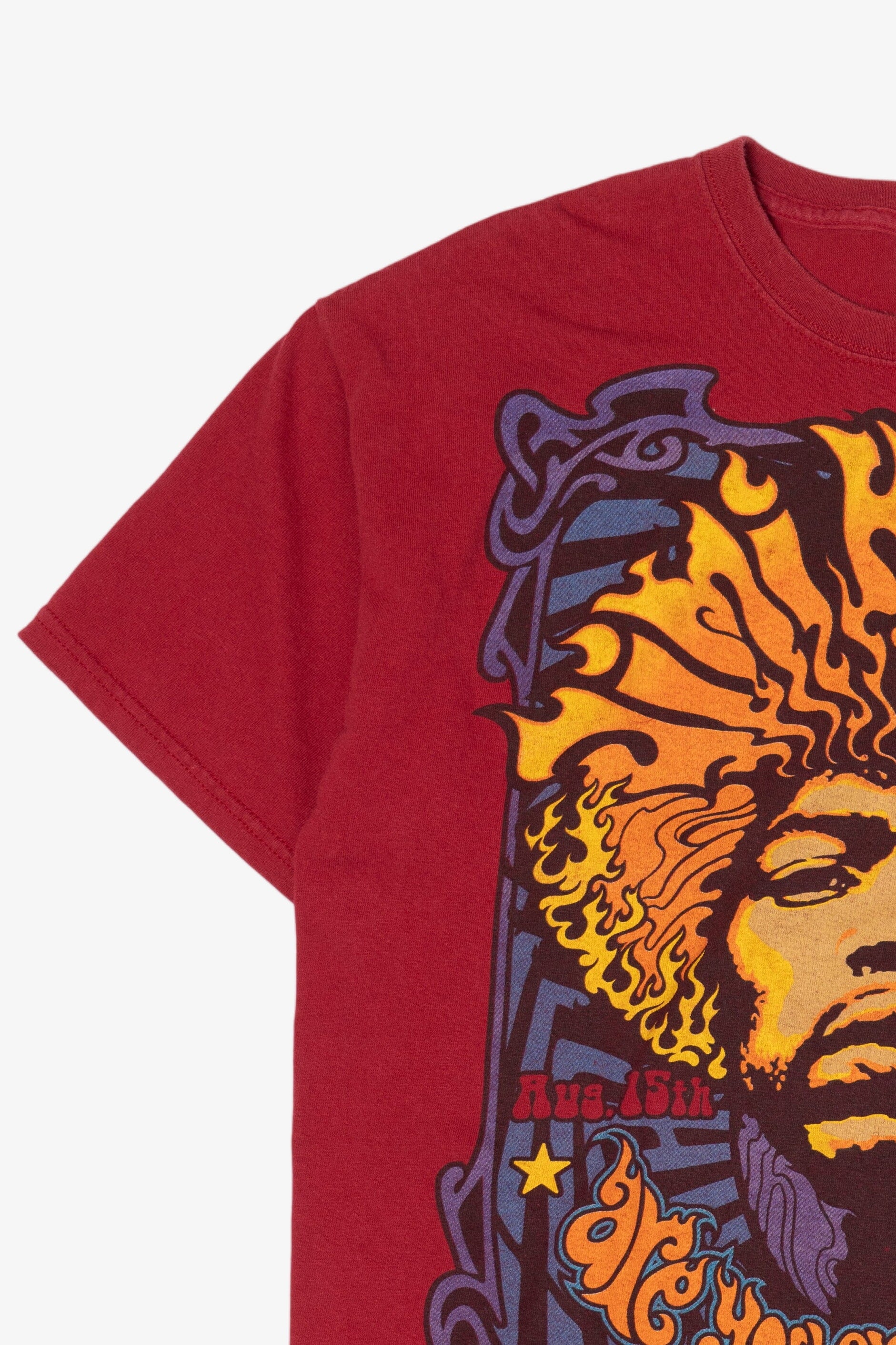 Red Jimi Hendrix "Are You Experienced" T-Shirt (2010s)