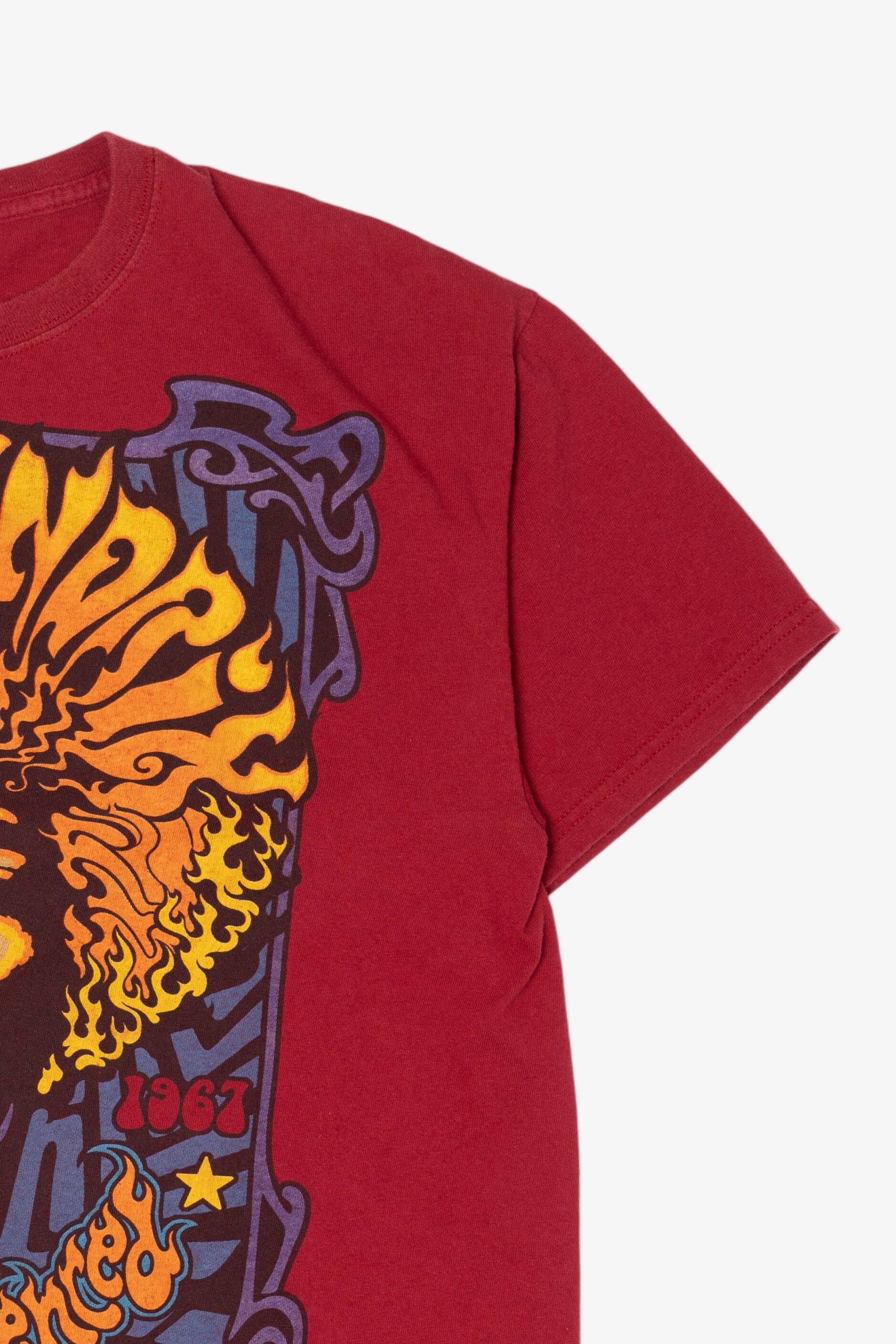 Red Jimi Hendrix "Are You Experienced" T-Shirt (2010s)