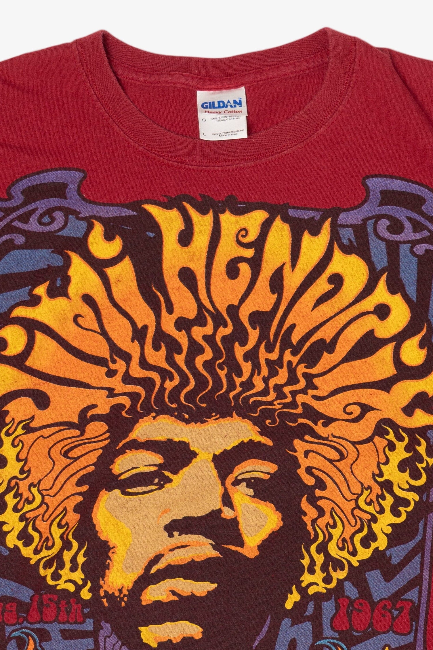 Red Jimi Hendrix "Are You Experienced" T-Shirt (2010s)