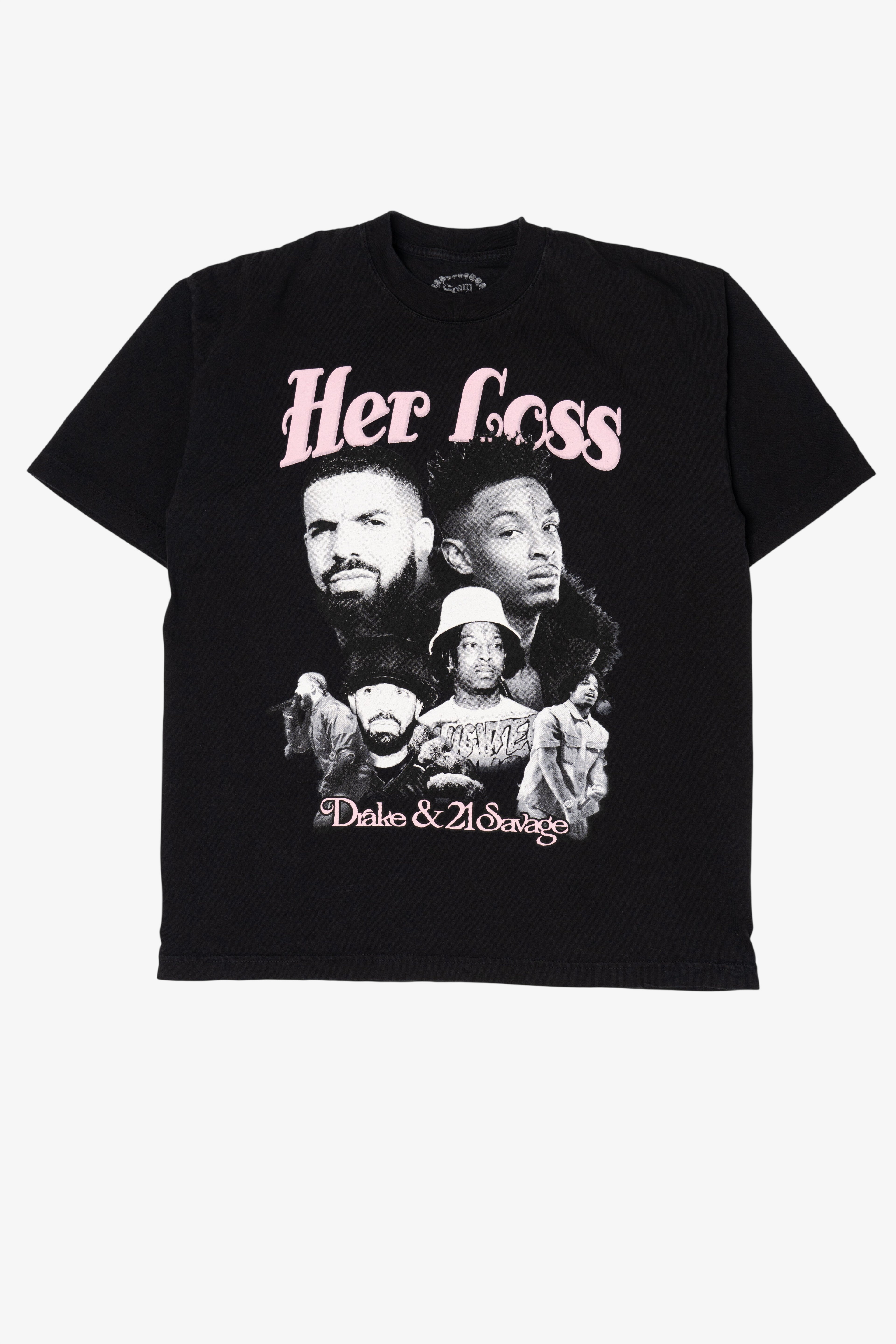 Black Drake And 21 Savage "Her Loss" T-Shirt (2020s)