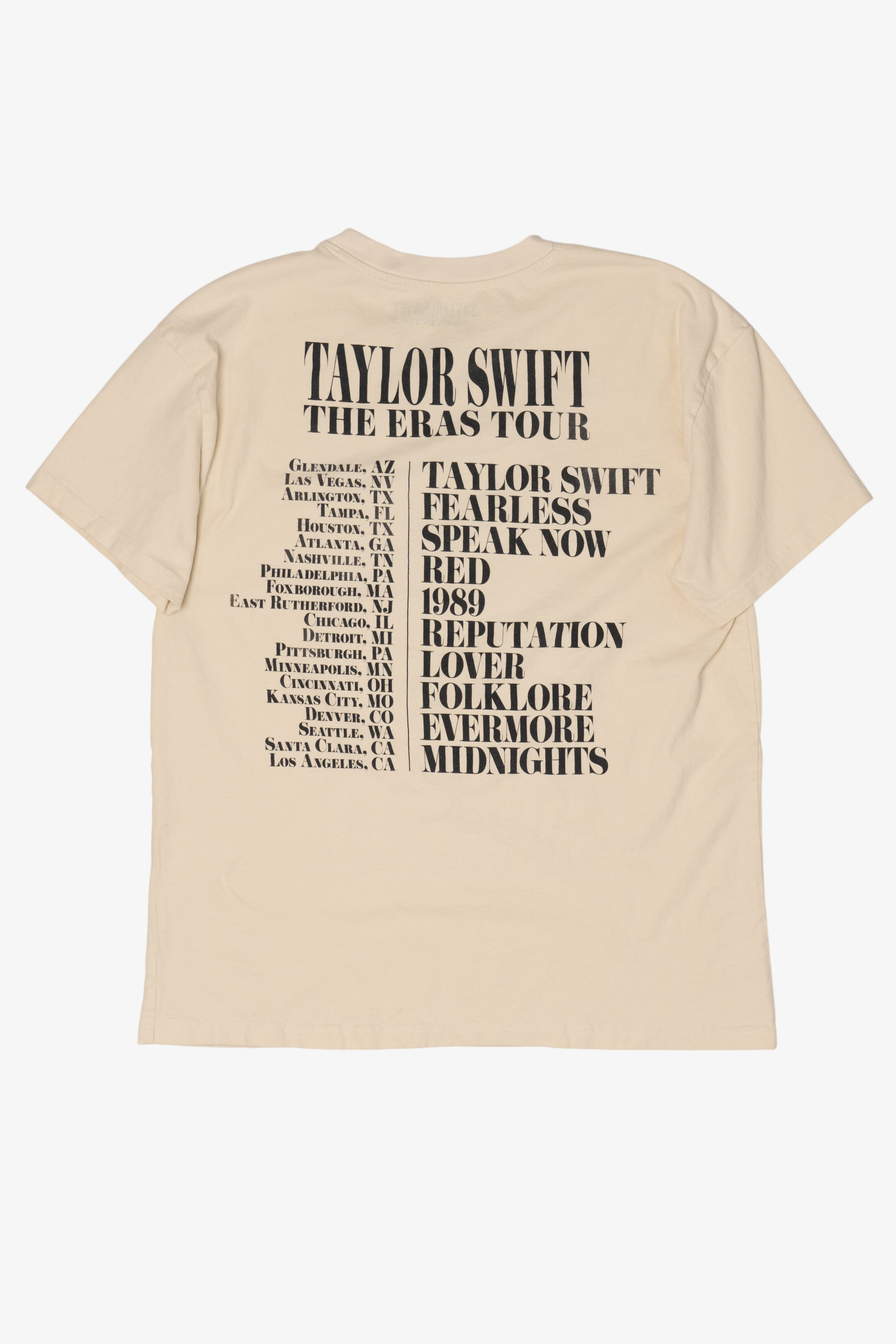 Beige Taylor Swift The Eras Tour T-Shirt (2020s)