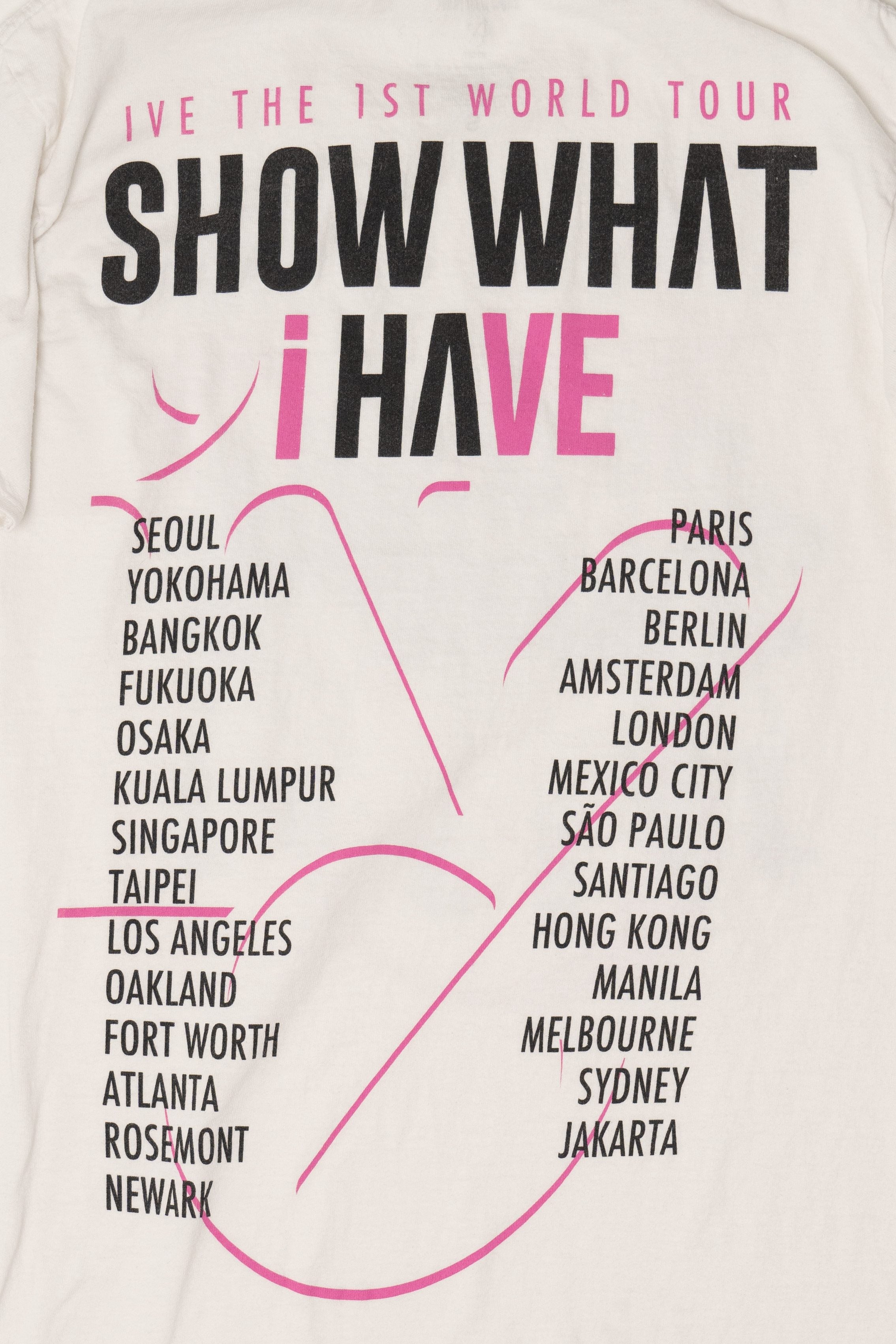 Ive Show What I Have Tour Kpop T-Shirt (2020s)