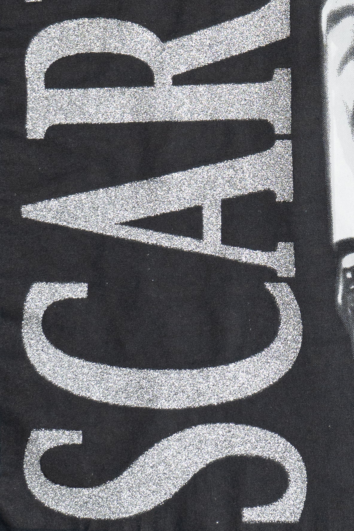"Scarface" Glittery Text T-Shirt (2010s)