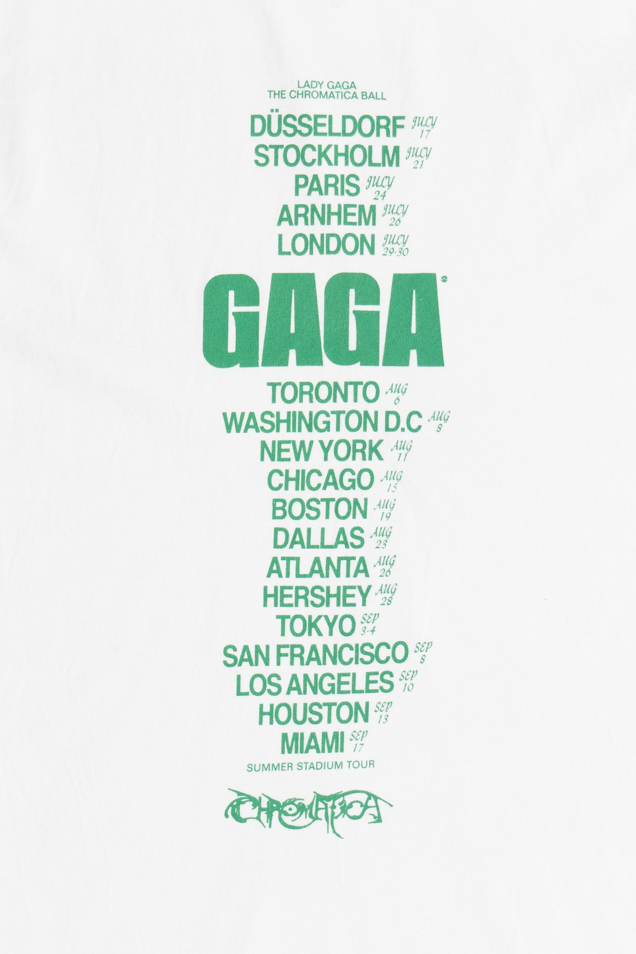 Lady Gaga "The Chromatica Ball" Tour T-Shirt (2020s)