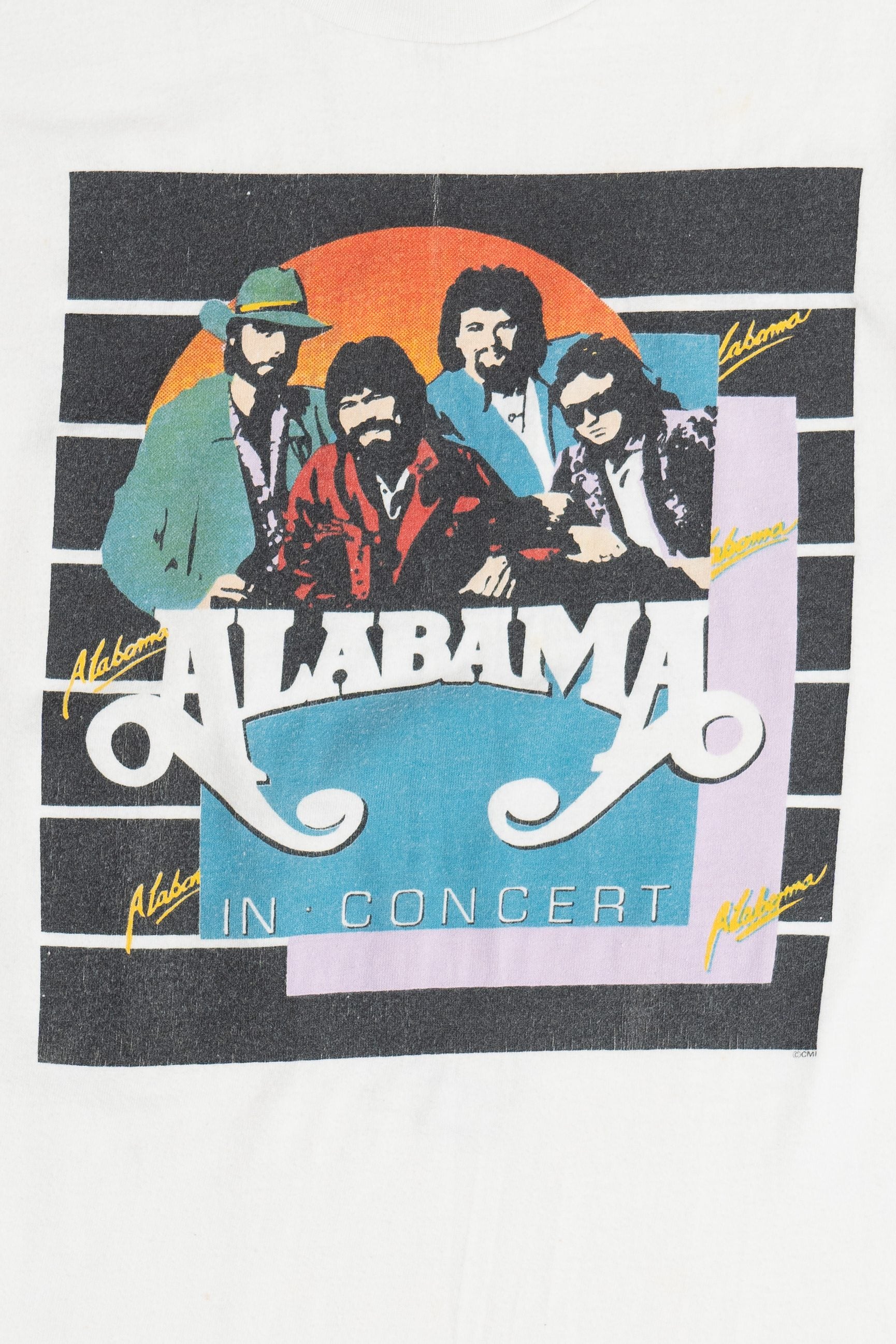 Vintage Alabama "In Concert!" Band T-Shirt (1980s)