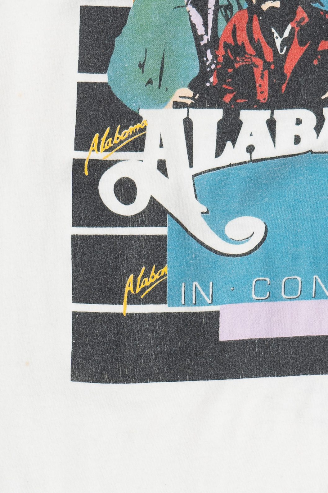 Vintage Alabama "In Concert!" Band T-Shirt (1980s)