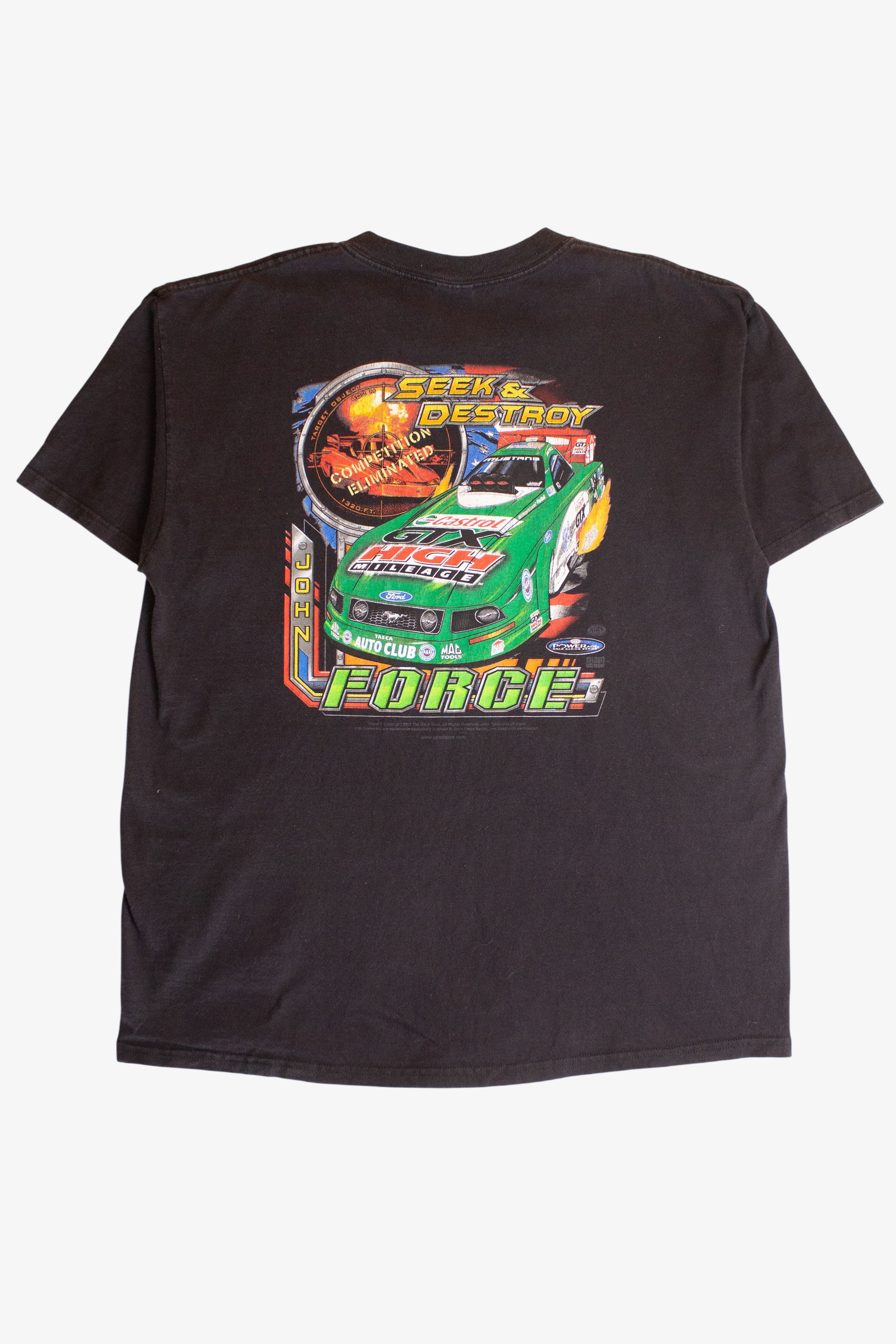 John Force Seek & Destroy T-Shirt (2000s)